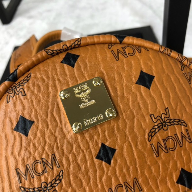 MCM Stark Side Studs Backpack in Visetos 4-Size