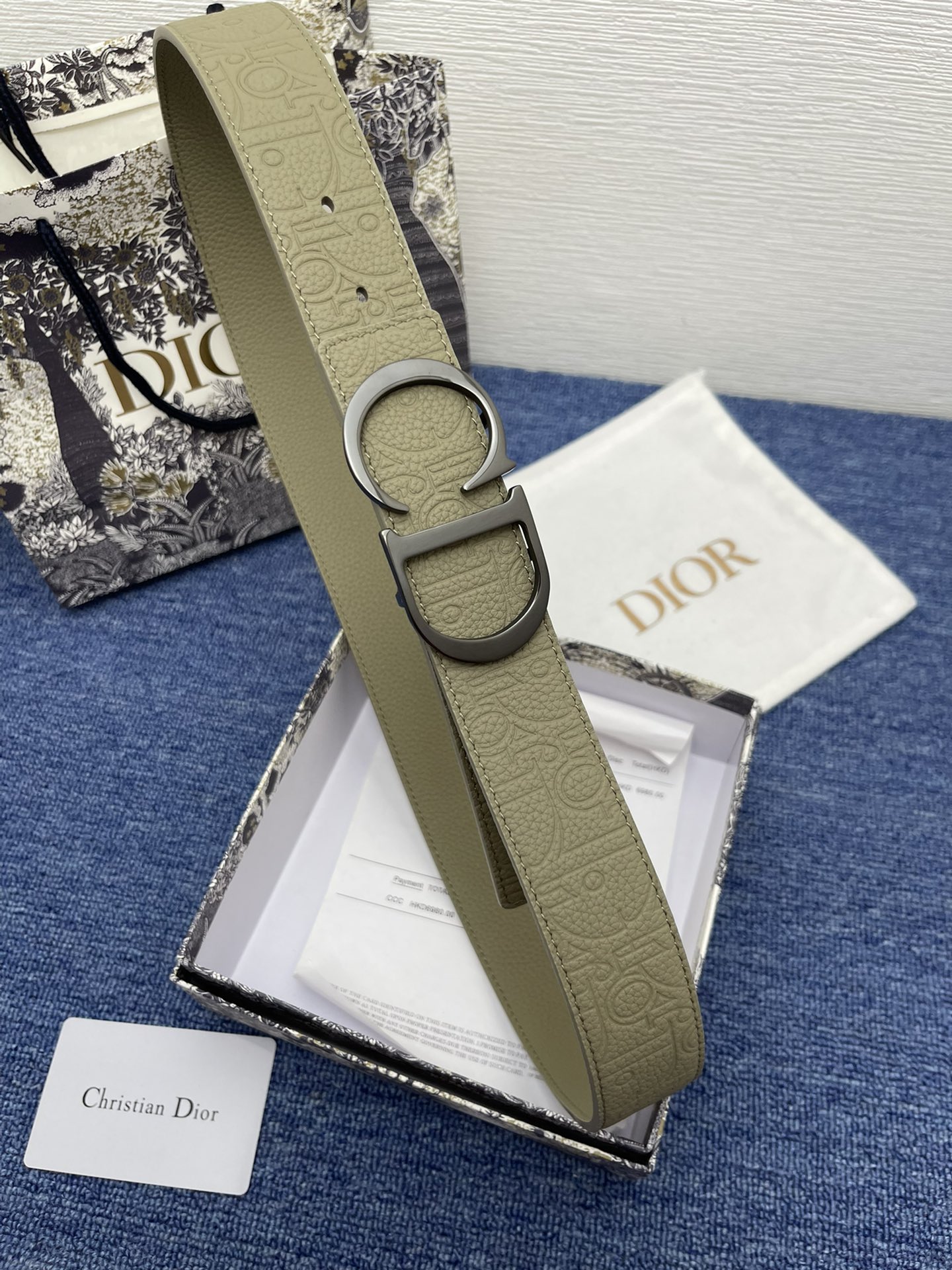 Dior Men Belt Width 3.5cm