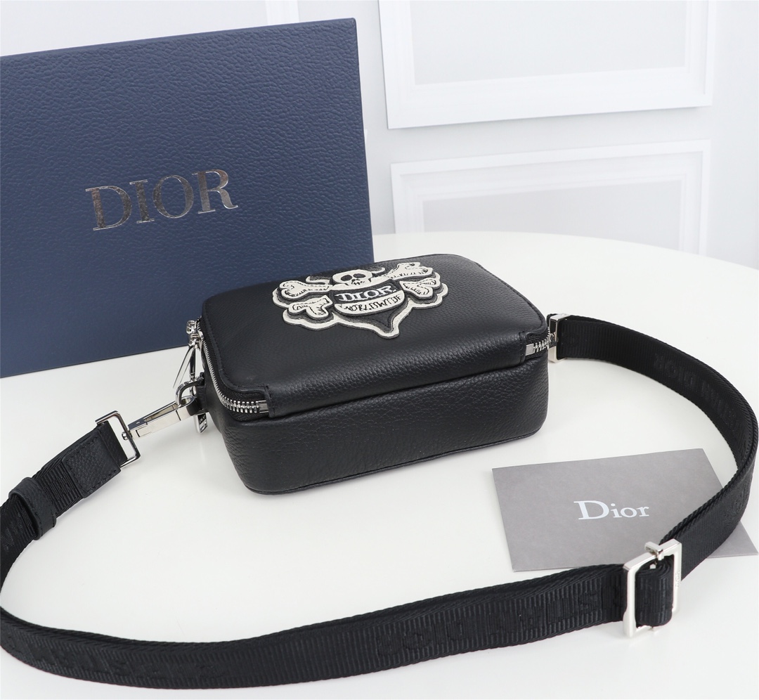 Dior Mens Shoulder Bags 17*12.5*5cm