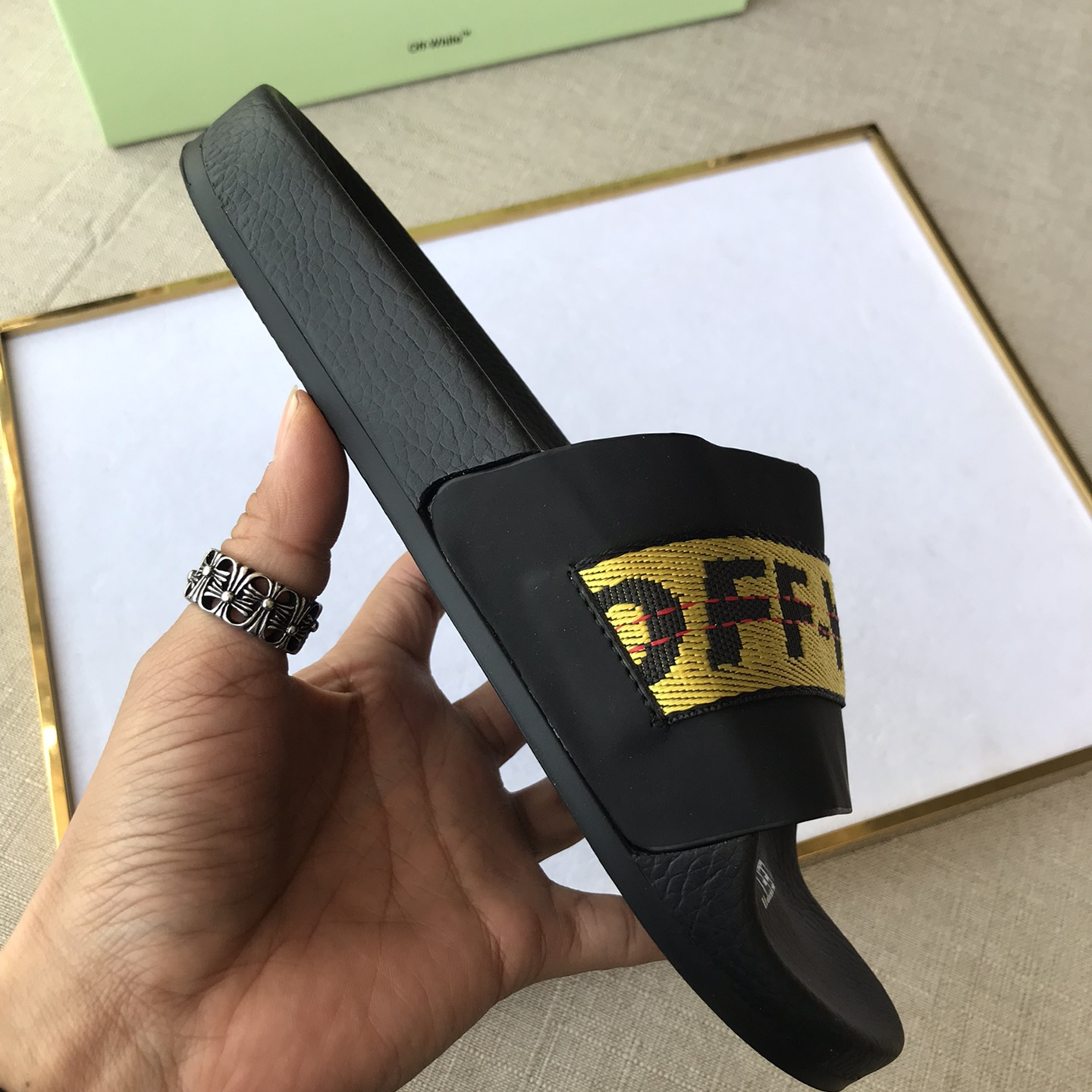 OFF White Mens Women Sandals Gr. 36-46