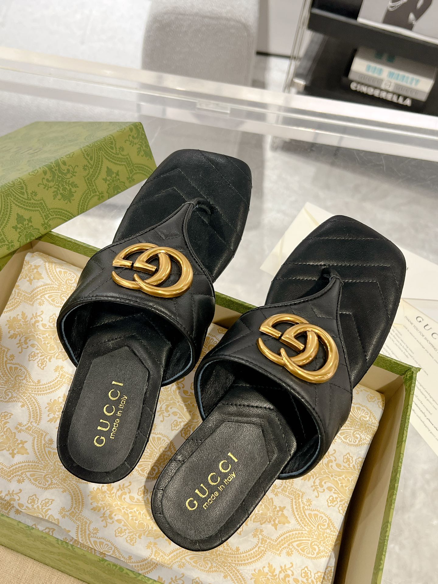 Gucci GG Marmont Slippers Size 36-41