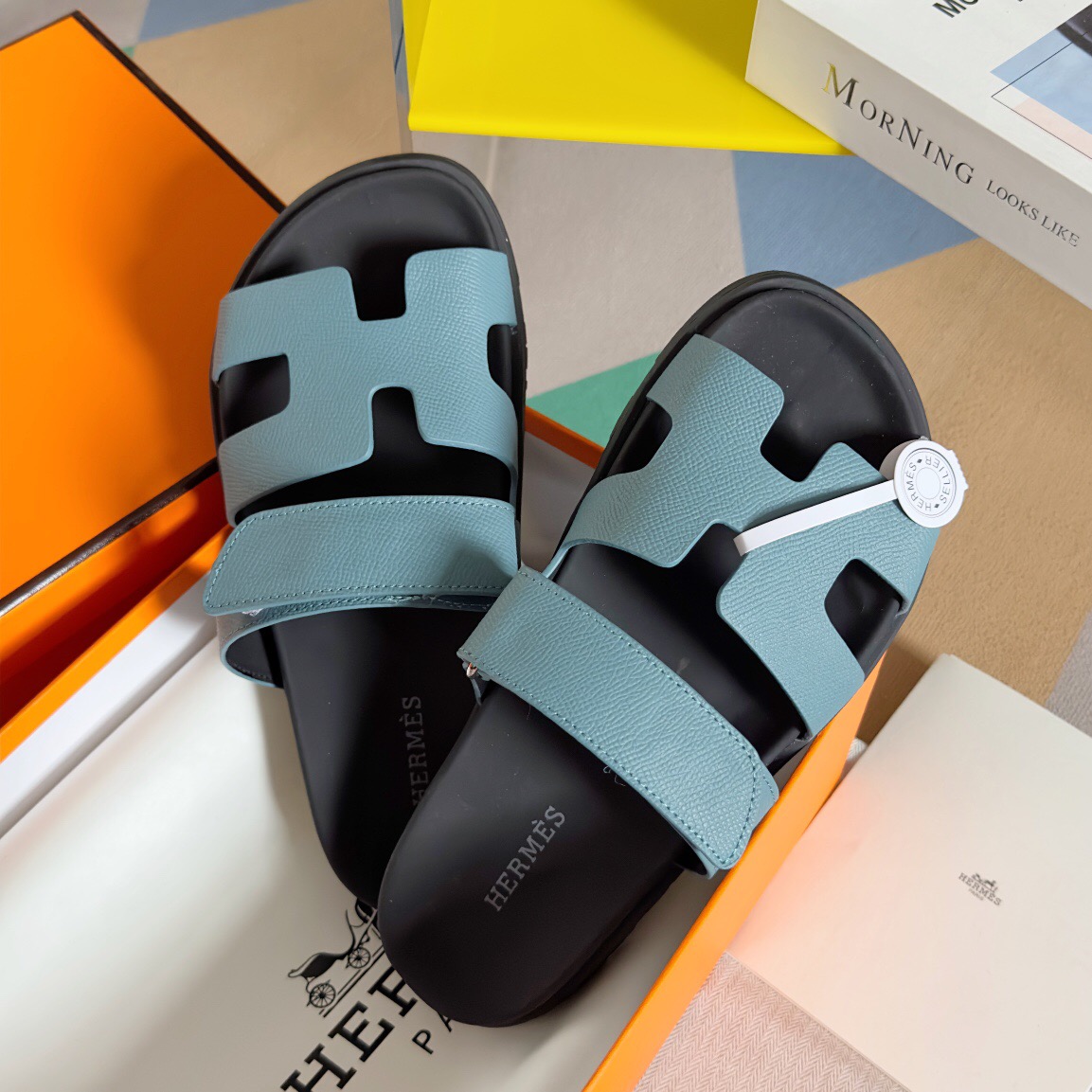 Hermes chypre Slippers Size 36-45