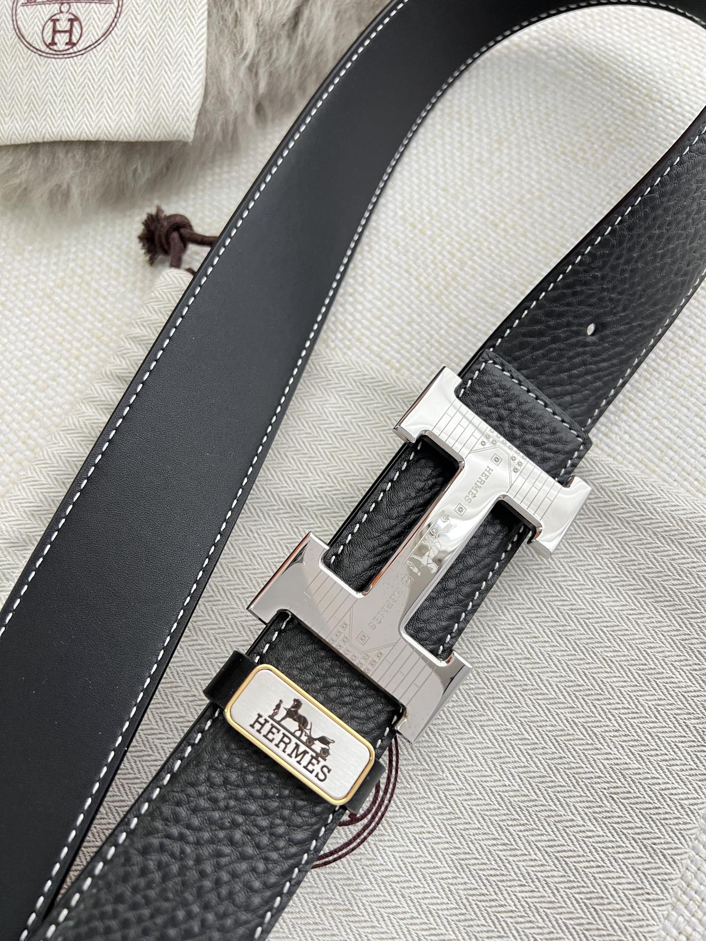 Hermes Men Belt Width 3.8cm