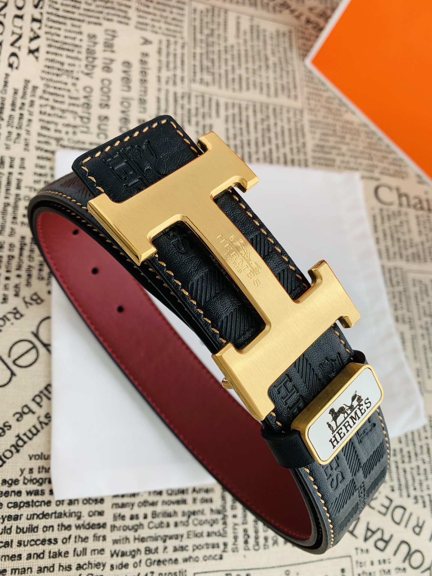 Hermes Men Belt Width 3.8cm