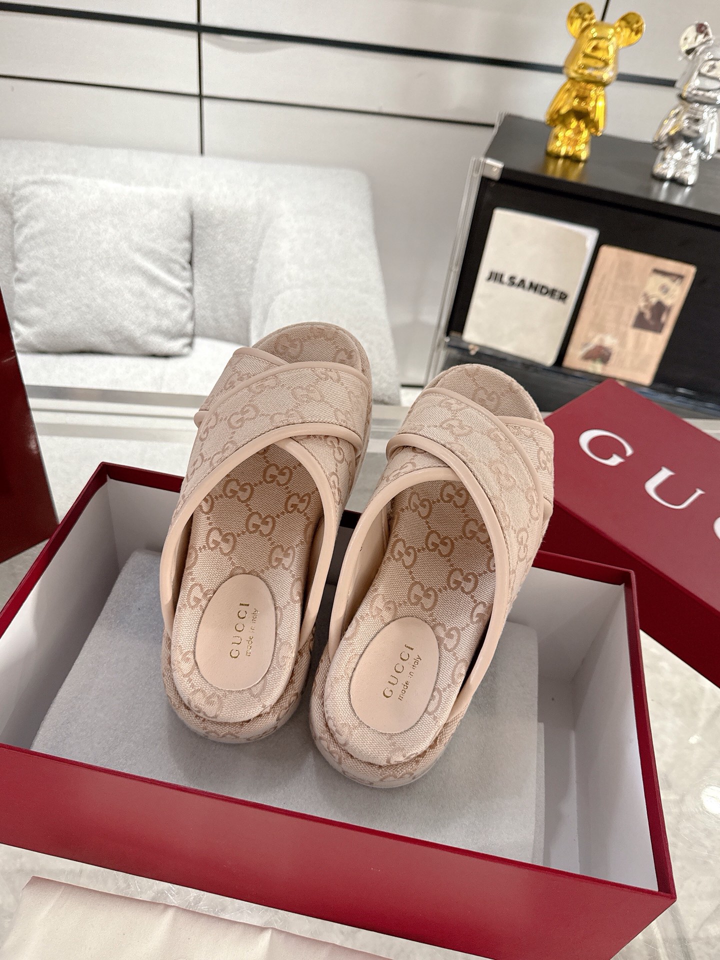 Gucci Platform Sandal Slippers Size 36-44
