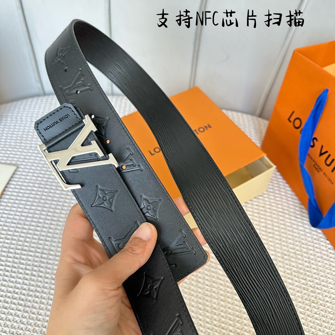Louis Vuitton Men Belt Width 4cm