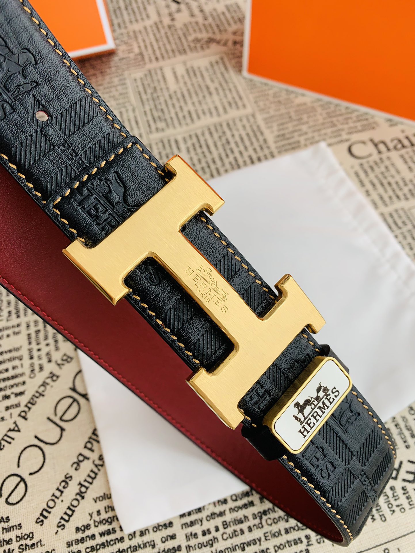 Hermes Men Belt Width 3.8cm