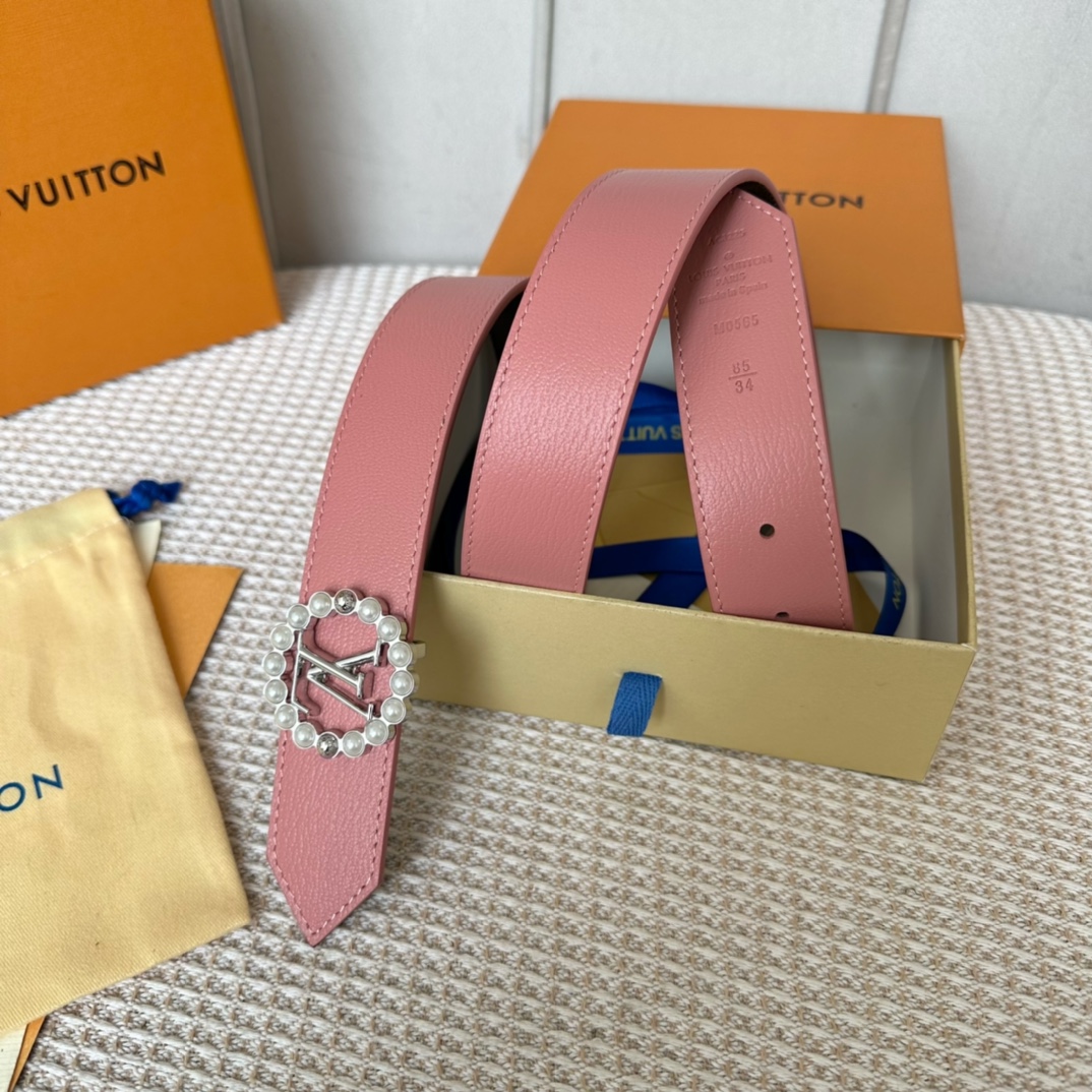 Louis Vuitton Women Belt Width 3.5cm