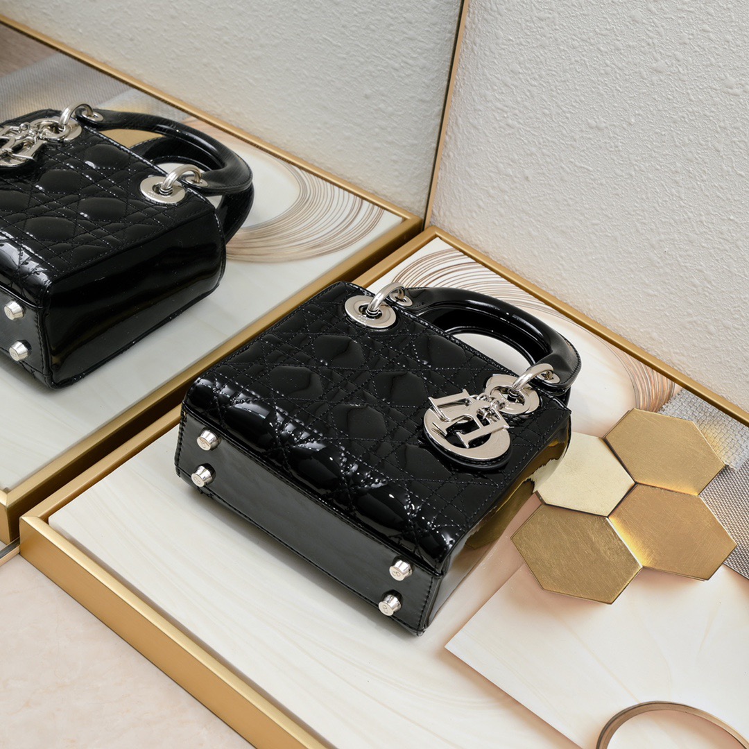 Dior Mini Lady Classic Women Shoulder Bags 17cm