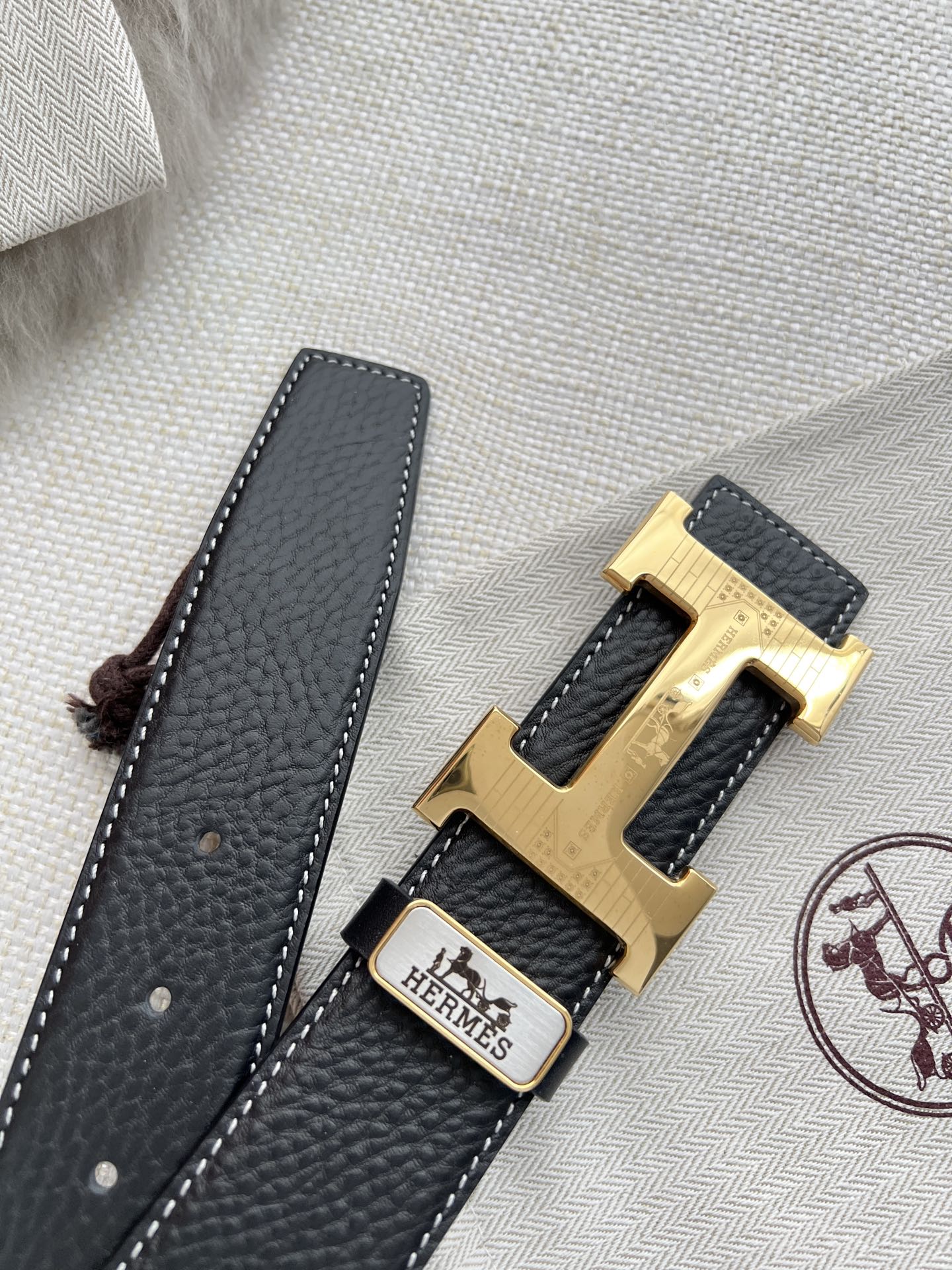 Hermes Men Belt Width 3.8cm