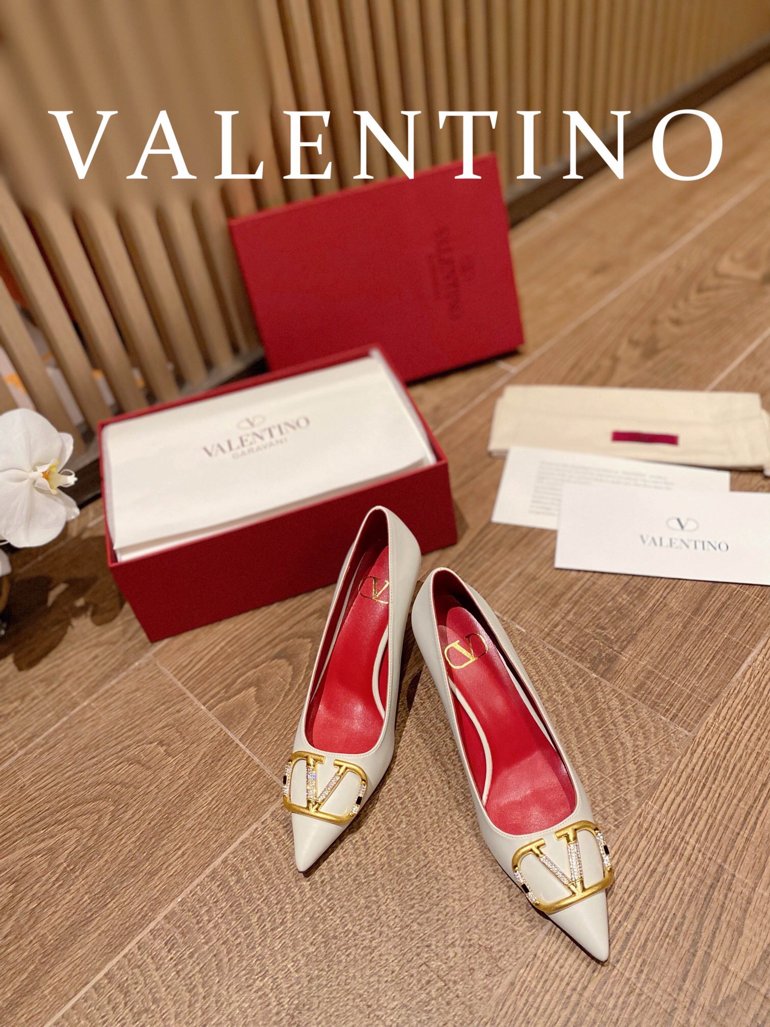 Valentino Vlogo Signature Slingback Pumps Size 35-41 4-Color