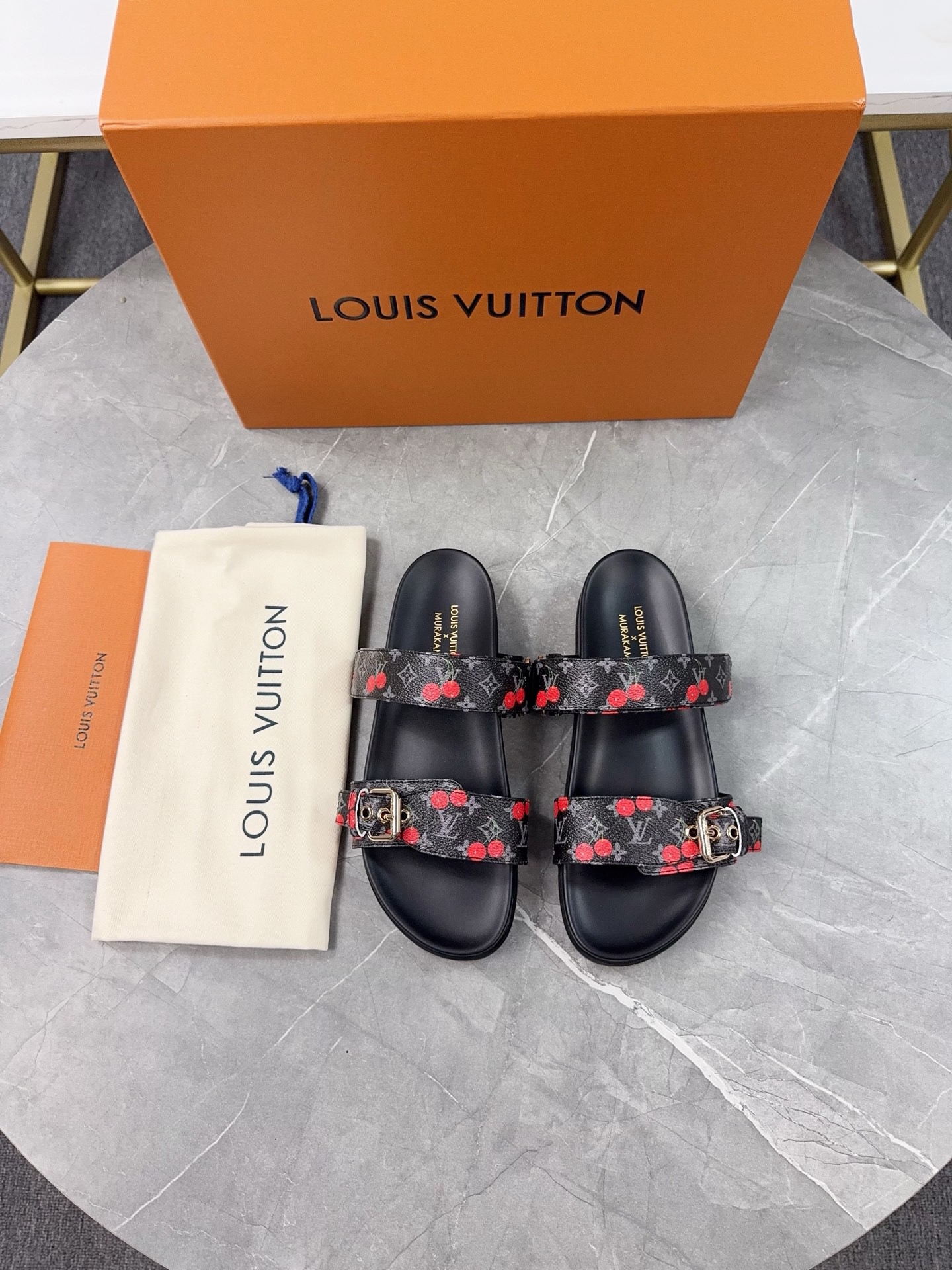Louis Vuitton Pool Pillow Flat Comfort Slippers Size 36-46