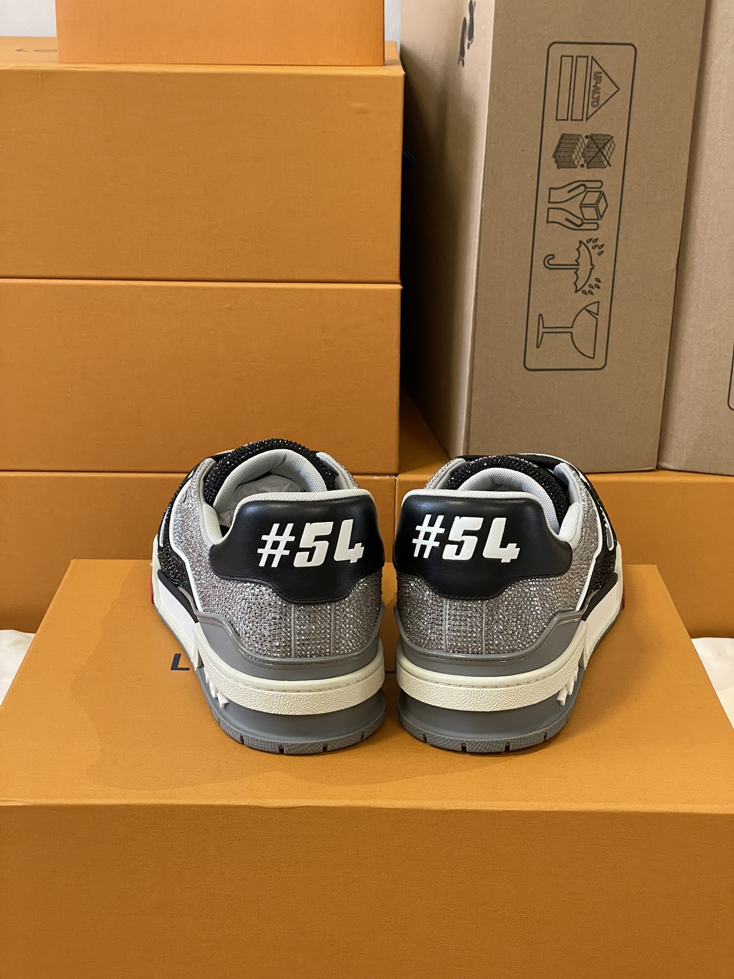 Louis Vuitton LV Trainer Diamond Sneaker Size 36-46