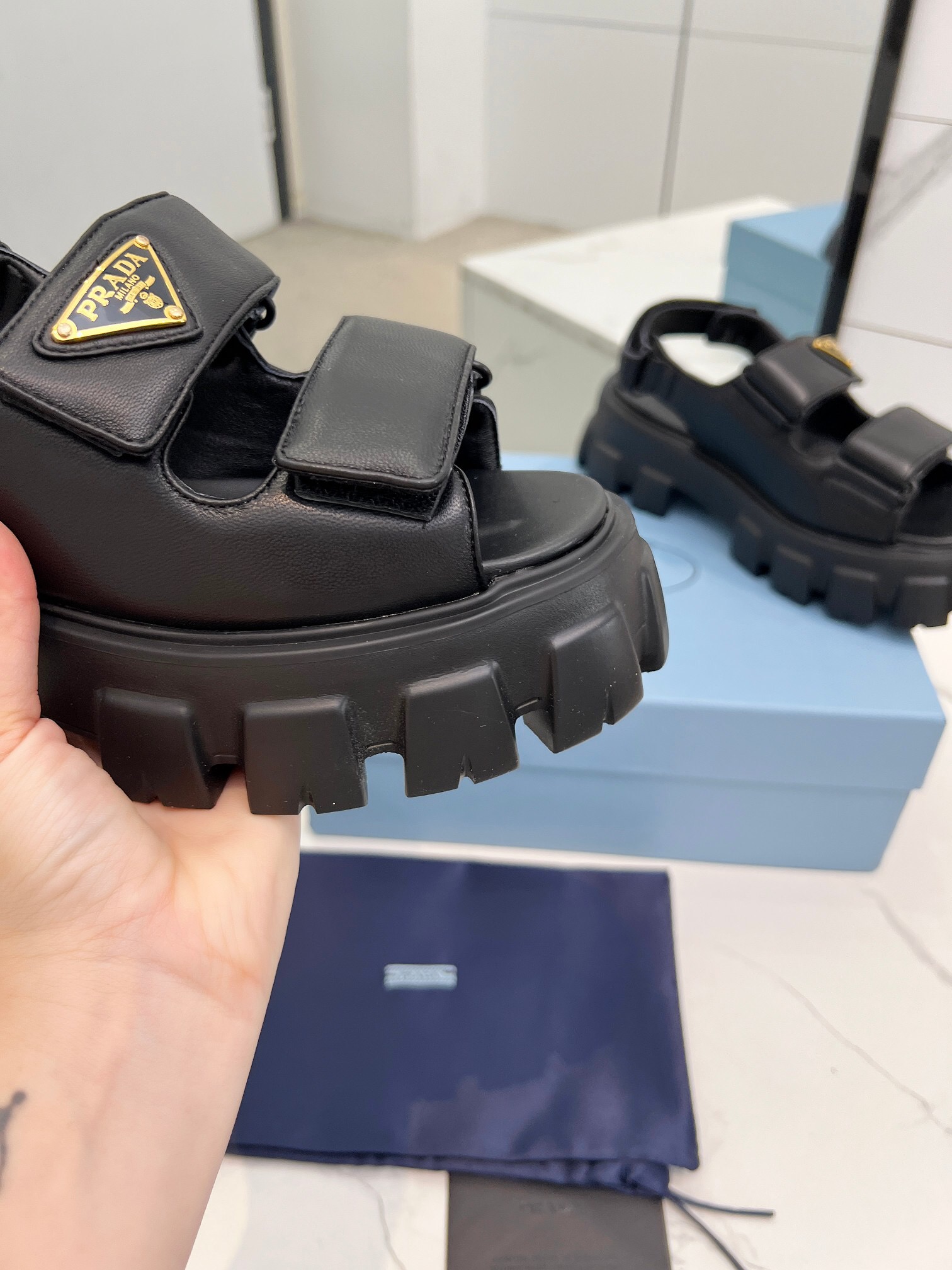 Prada 2024 New Monolith sandals Size 36-41