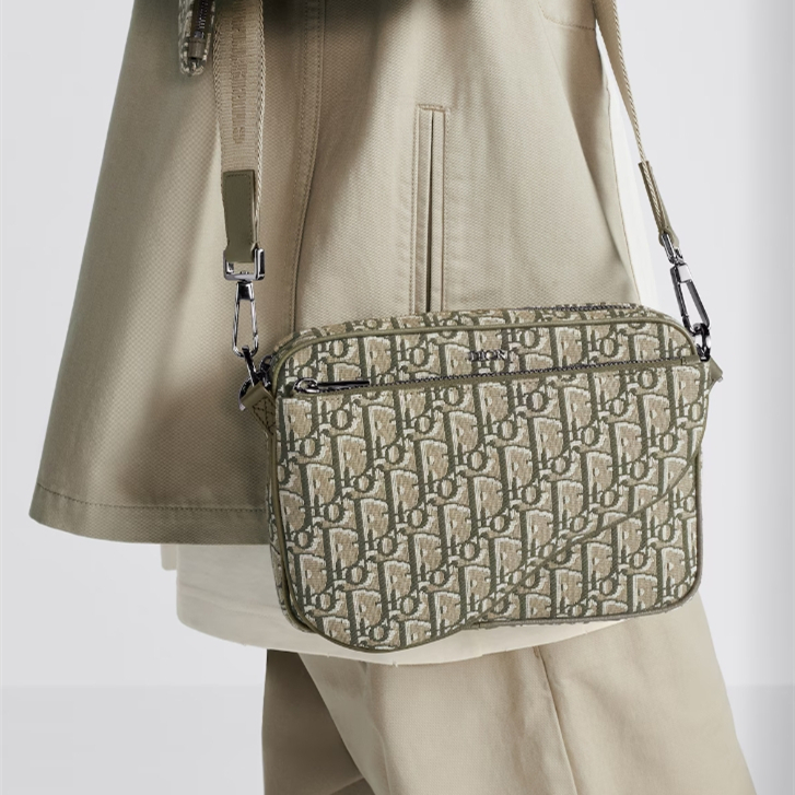 Dior Oblique Men Shoulder Bags Size 18*25*5cm