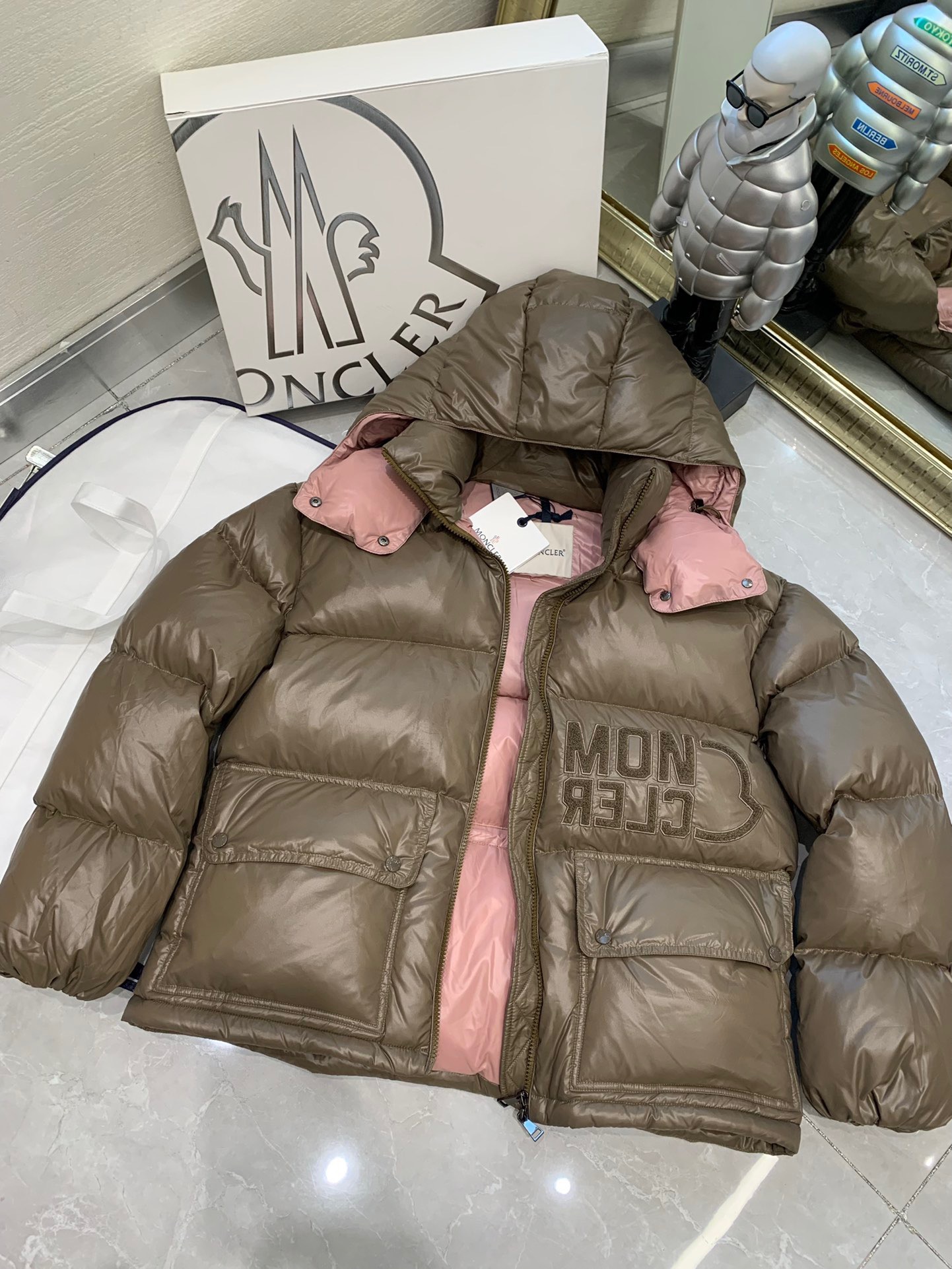 Moncler Abbaye Women Winter Jacket Size 0-3