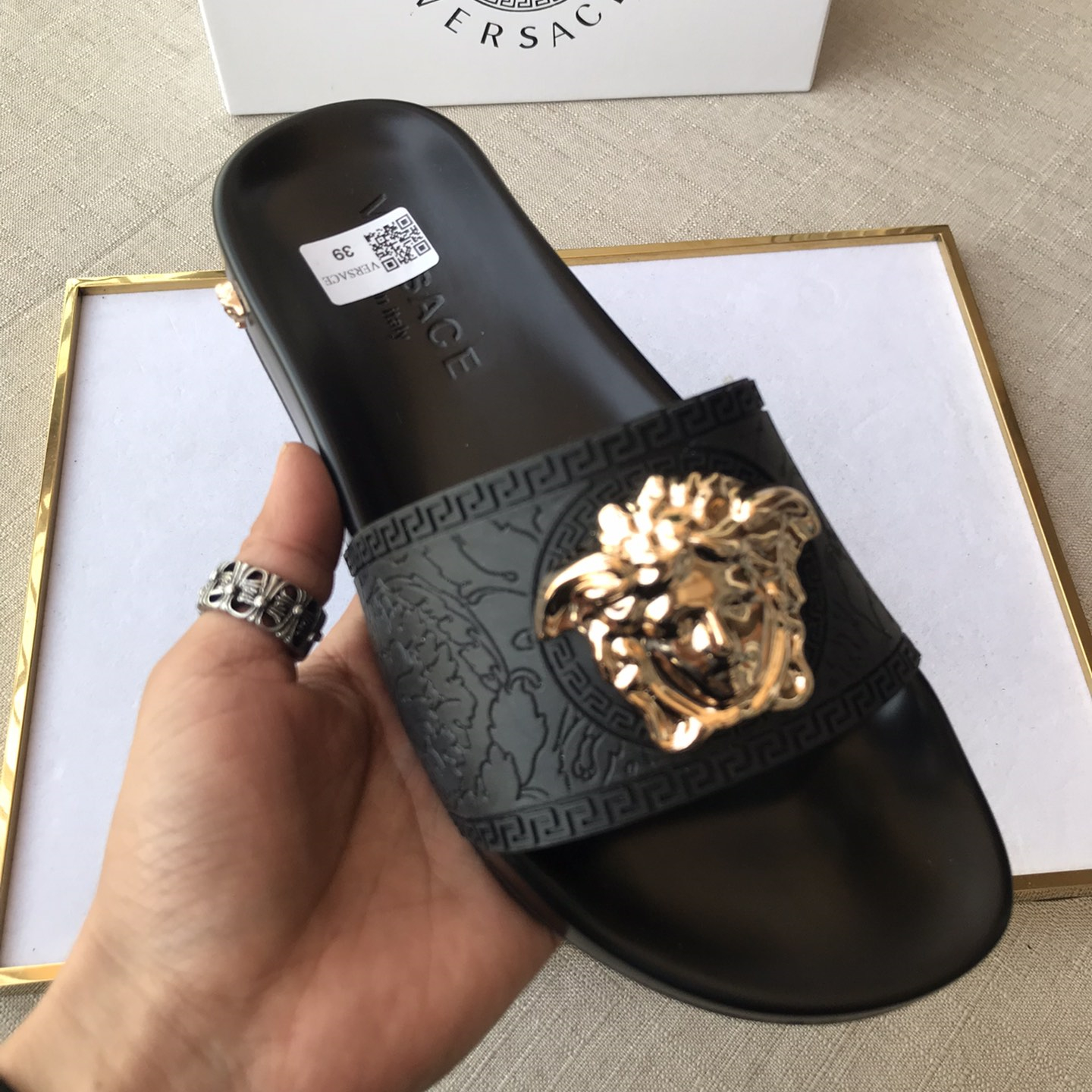 Versace Mens Women Sandals Gr. 36-46