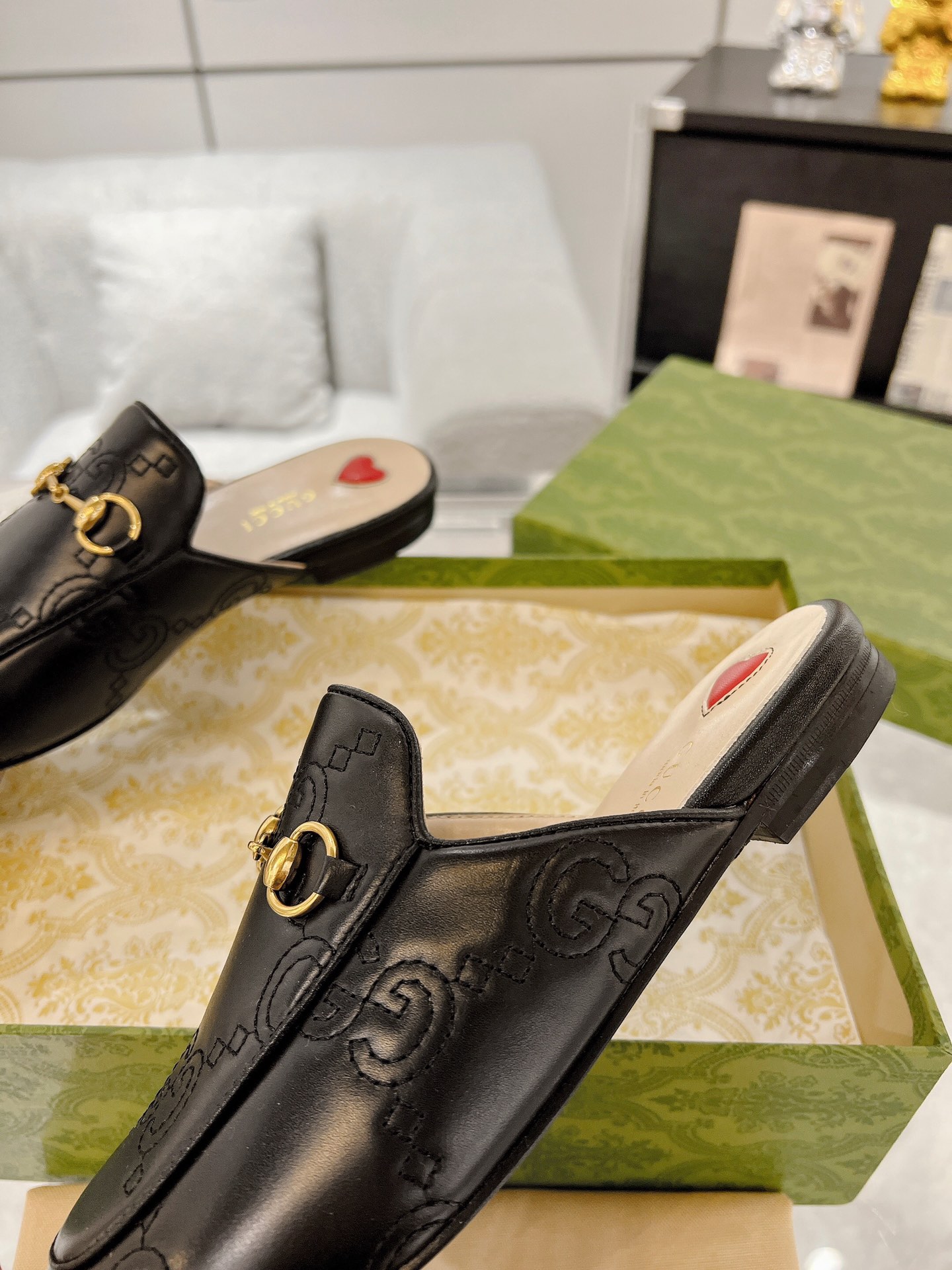 Gucci Princetown GG Slippers Size 35-40