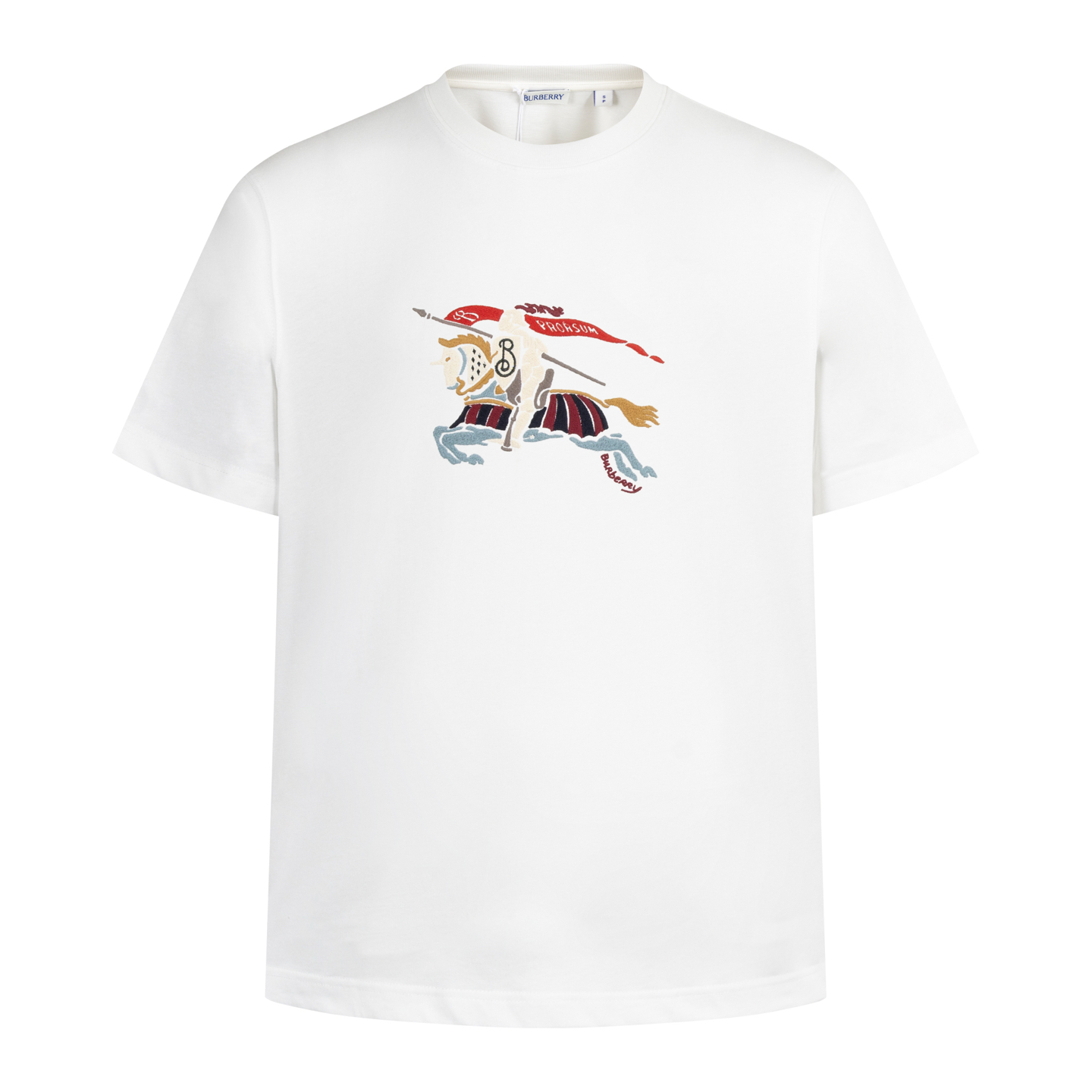 Burberry Cotton T Shirt  Embroider Size XS-L