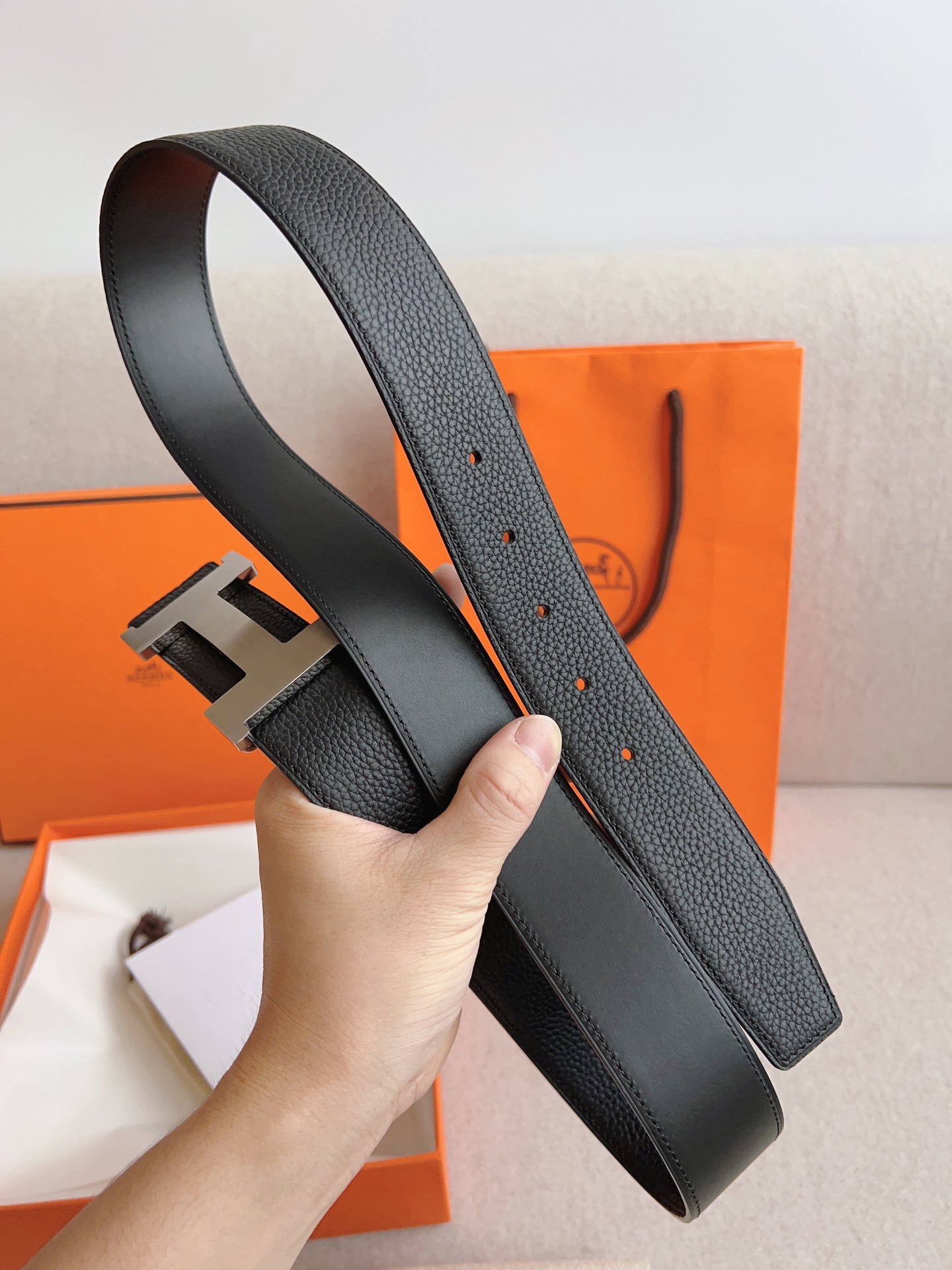 Hermes Men Belt Width 3.8cm