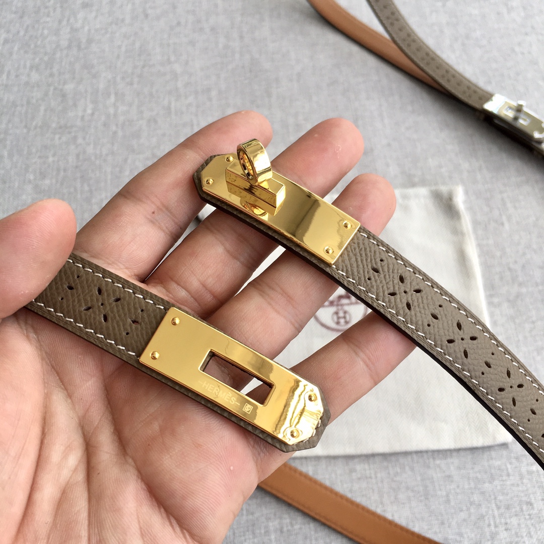 Hermes Kelly Women Belt Width 1.8cm