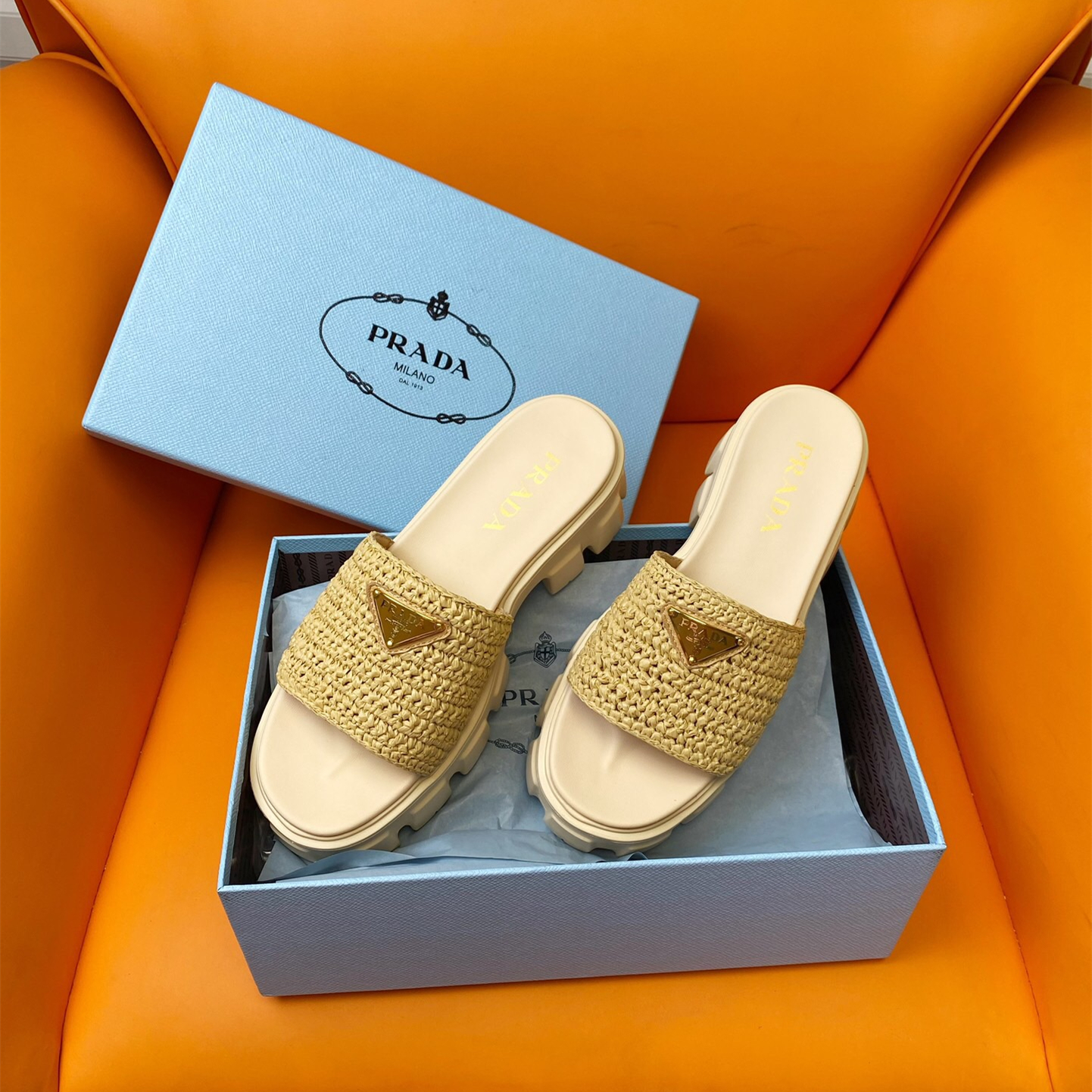 Prada 2024 New Monolith sandals Size 36-40