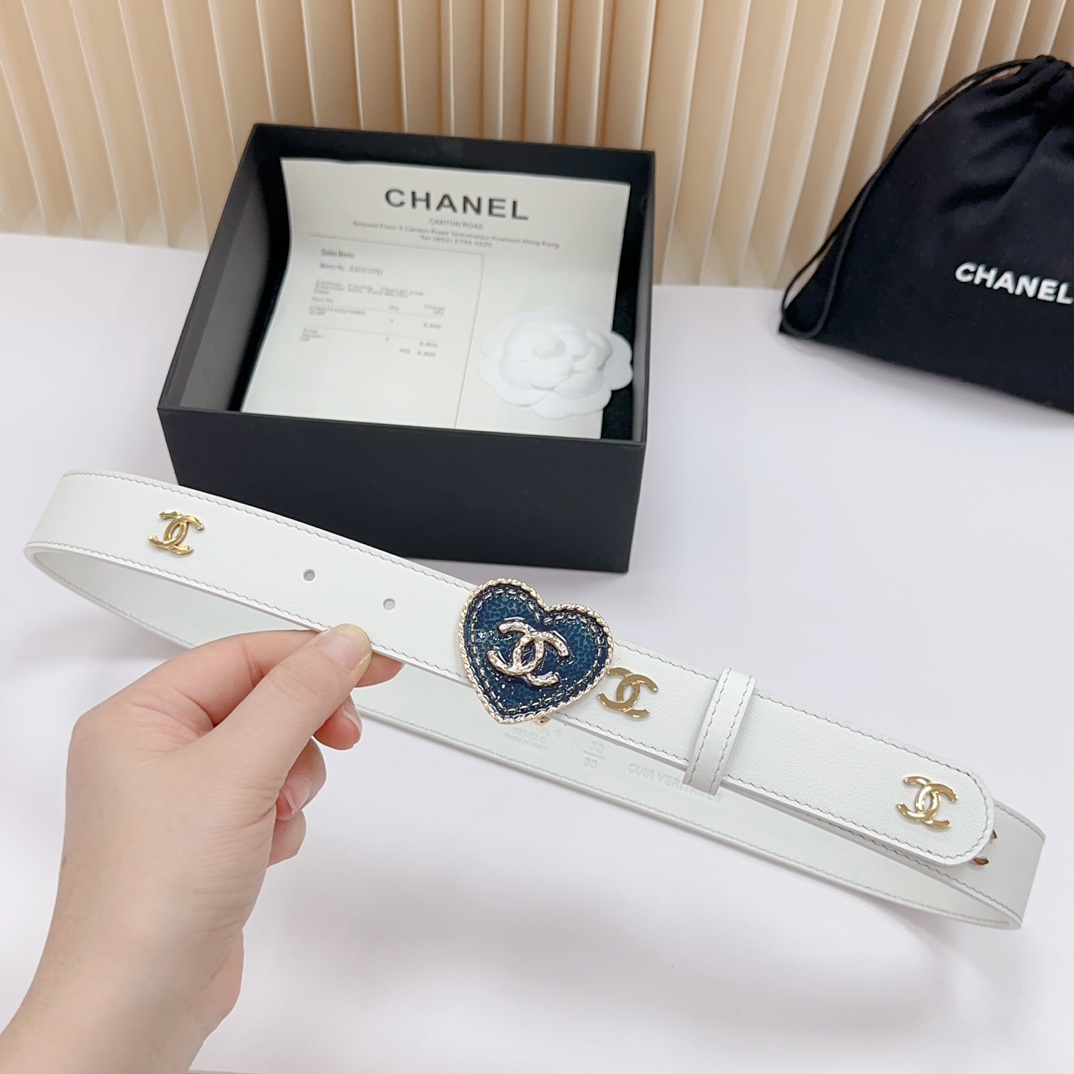 Chanel Women Belt Width 3cm