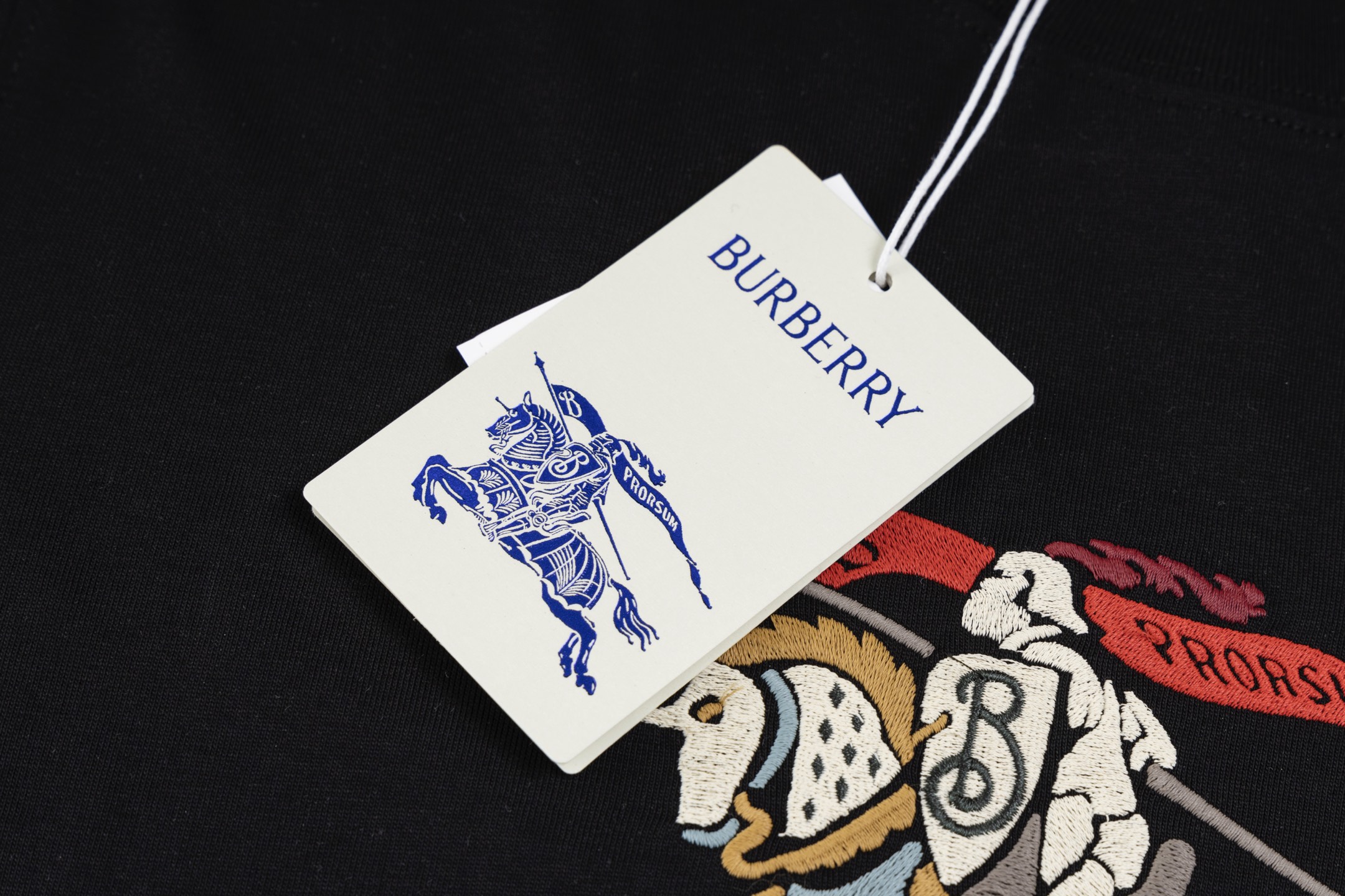 Burberry Cotton T Shirt  Embroider Size XS-L
