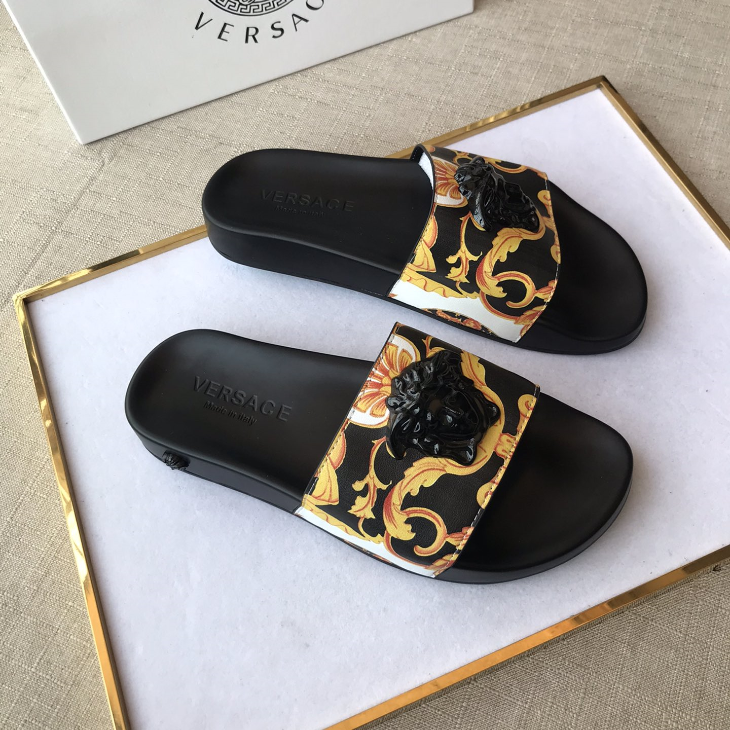 Versace Mens Women Sandals Gr. 36-46