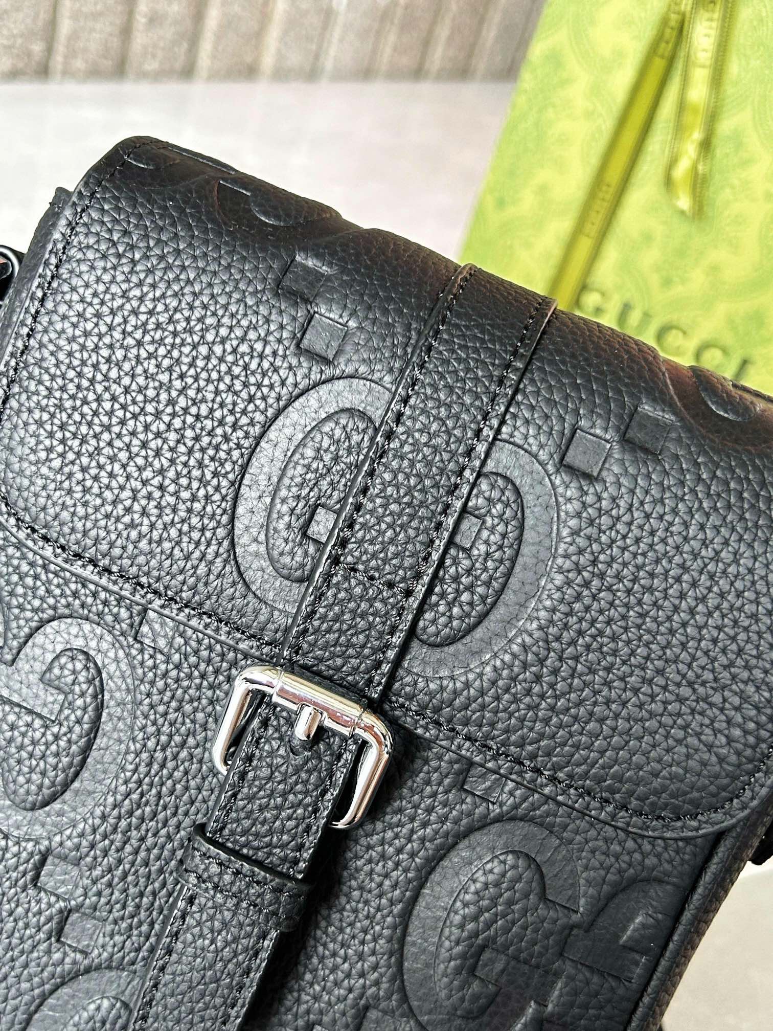 Gucci Kleine Mit Jumbo GG Shoulder Bags Size 14.5*18.5*4.5cm