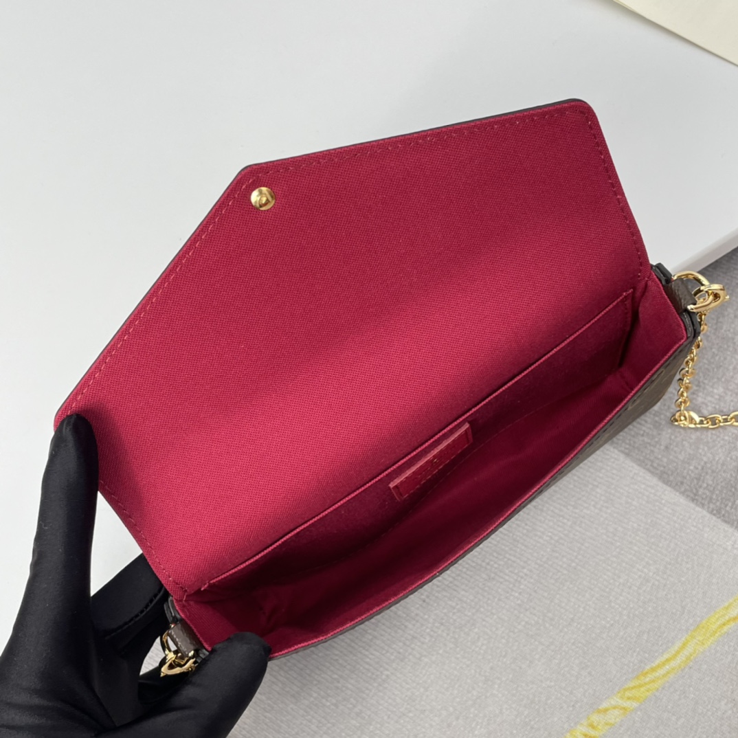 Louis Vuitton M61276 Félicie Pochette Women Bags Size 21*12*3cm