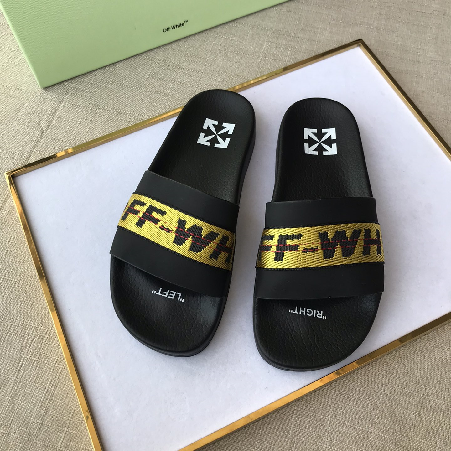 OFF White Mens Women Sandals Gr. 36-46