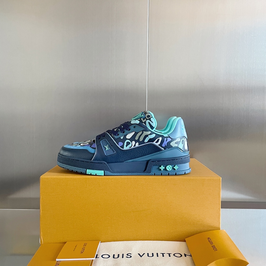 Louis Vuitton 2024New LV Trainer Sneaker Size 36-46