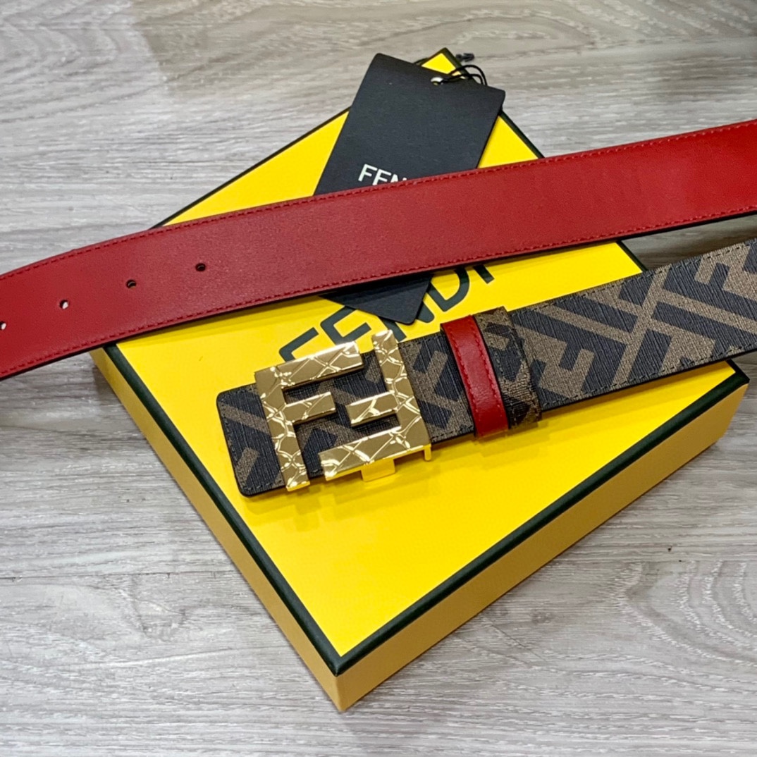 Fendi Men Belt Width 4cm