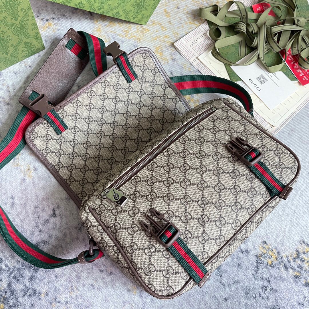 Gucci GG Supreme Shoulder Bags Size 27*20*10cm