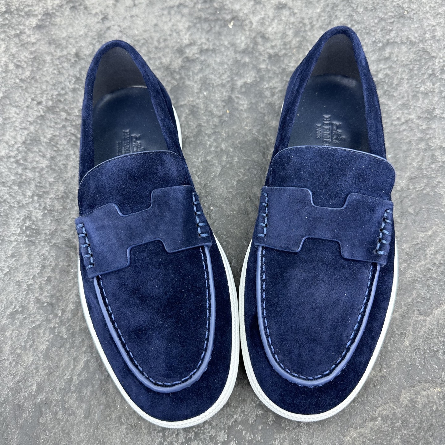 Hermes Job Unisex Loafers Size 35-46