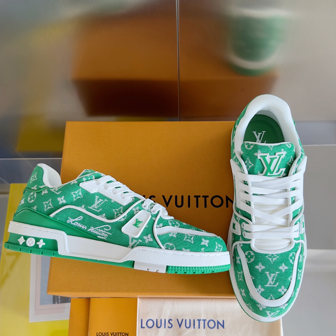 Louis Vuitton 2024New LV Trainer Sneaker Size 36-46