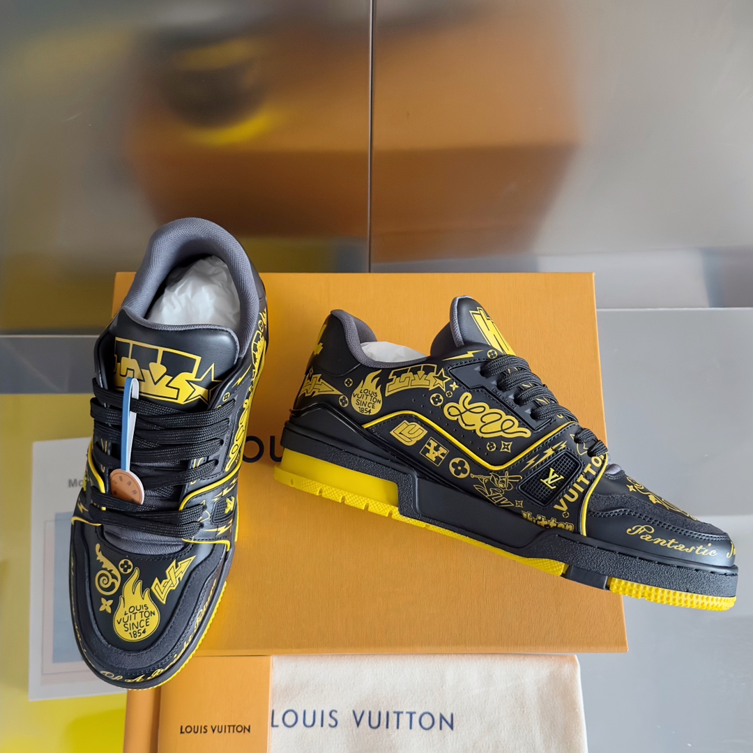 Louis Vuitton 2024New LV Trainer Sneaker Size 40-46