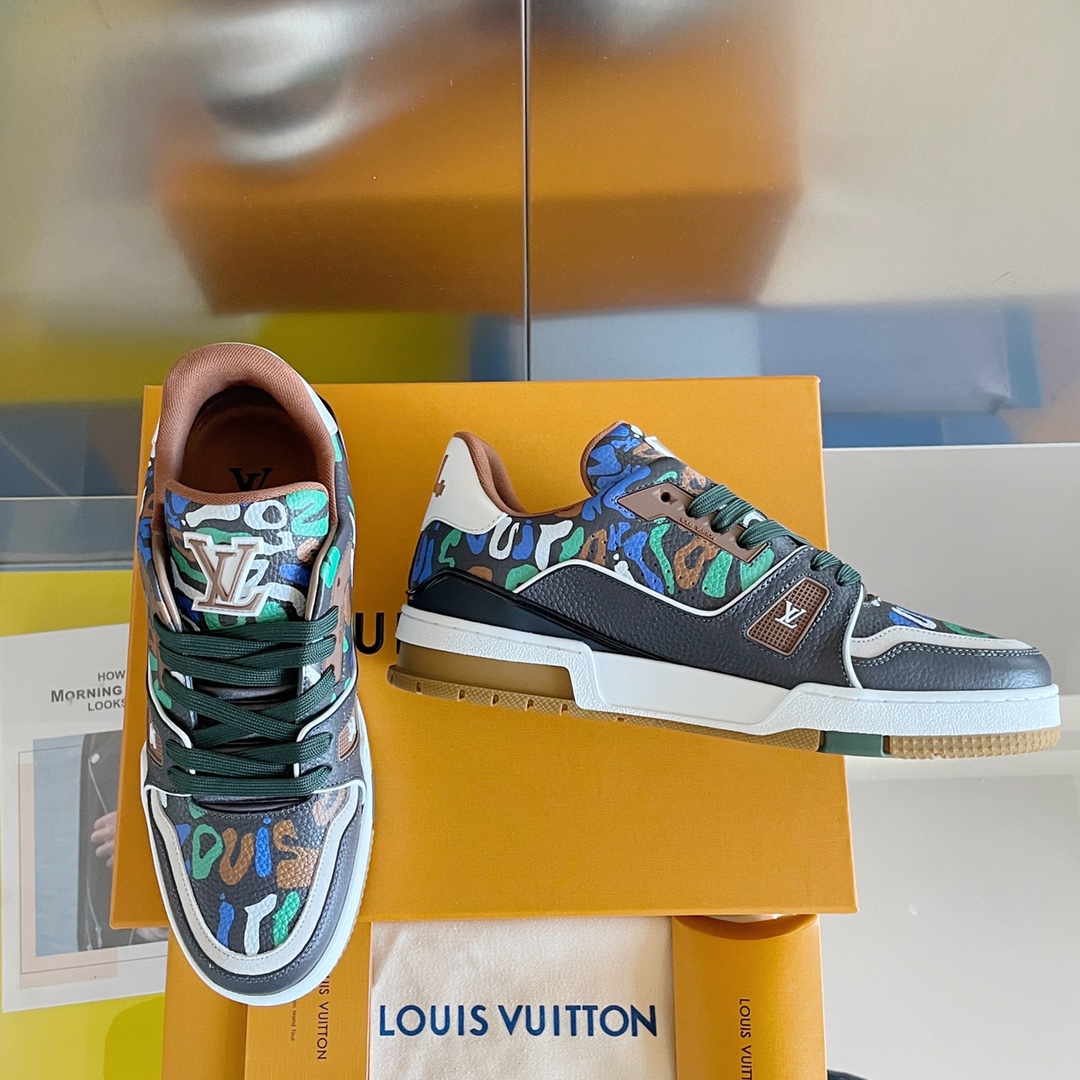 Louis Vuitton 2024New LV Trainer Sneaker Size 36-46