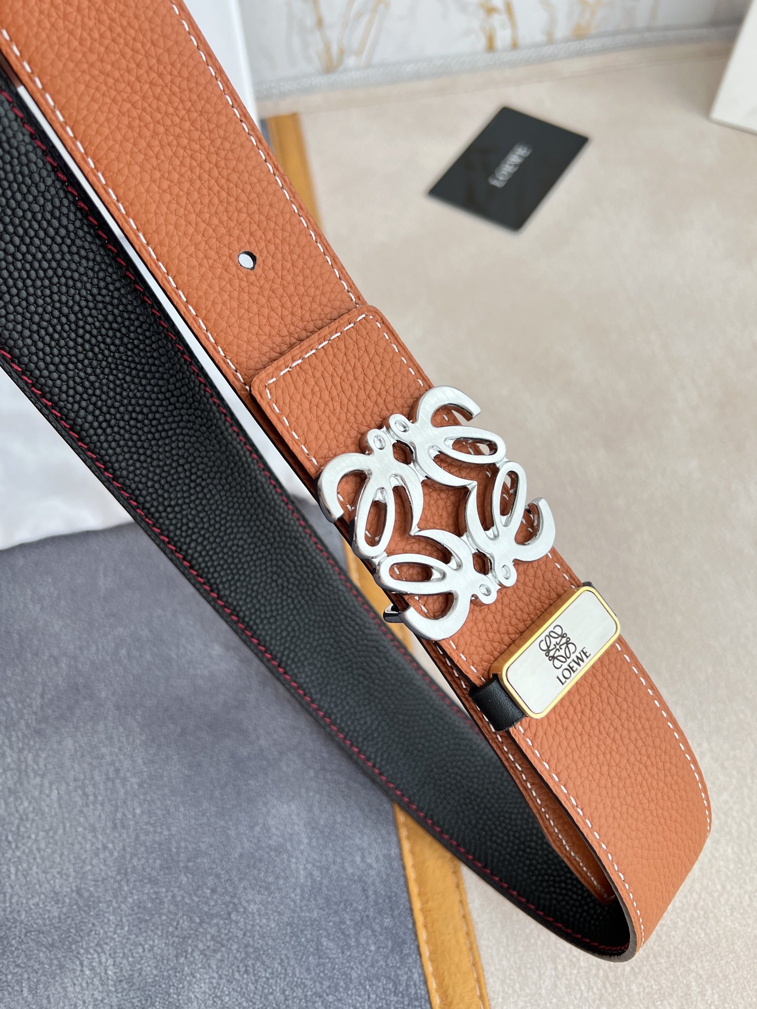 Loewe Men Belt Width 3.8cm