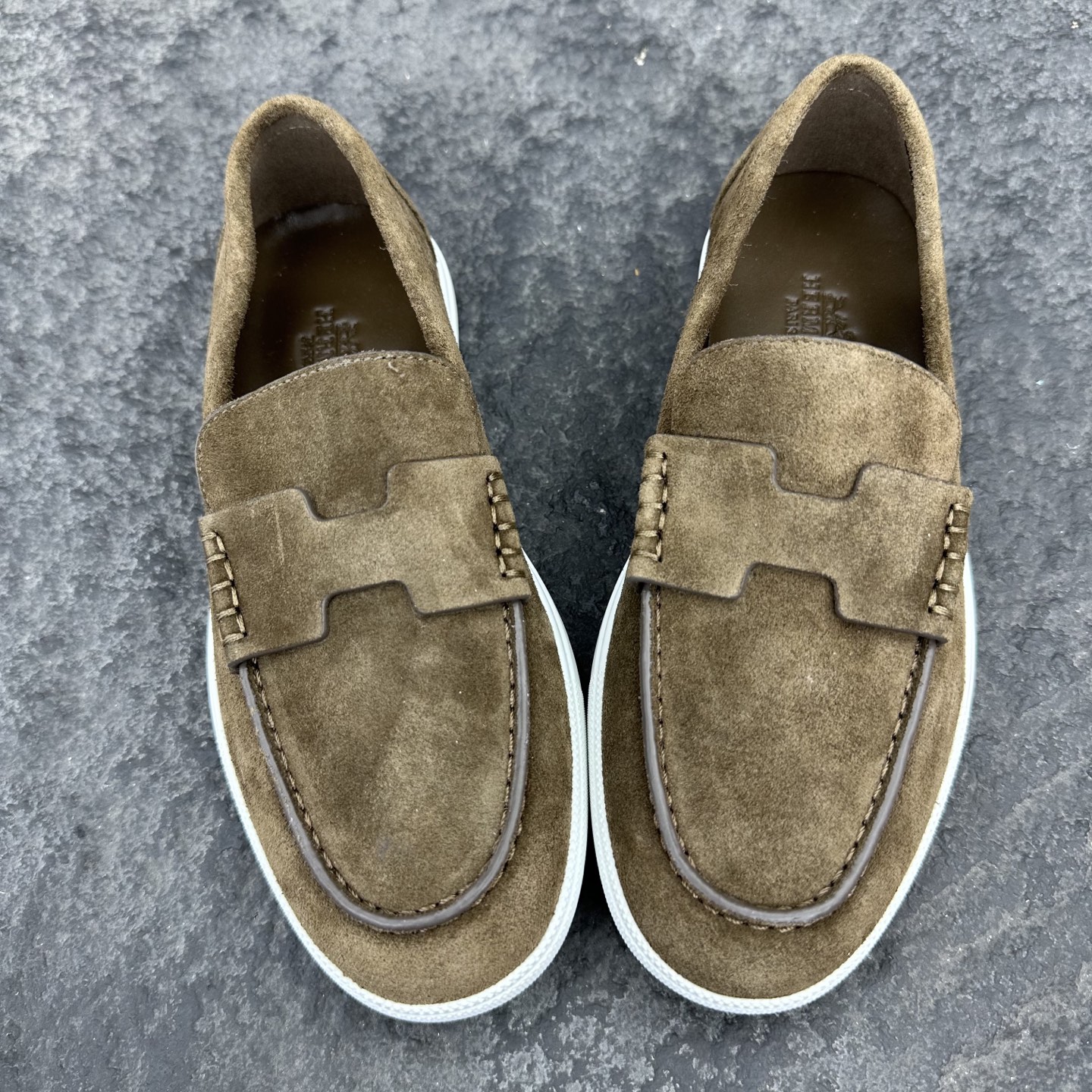 Hermes Job Unisex Loafers Size 35-46