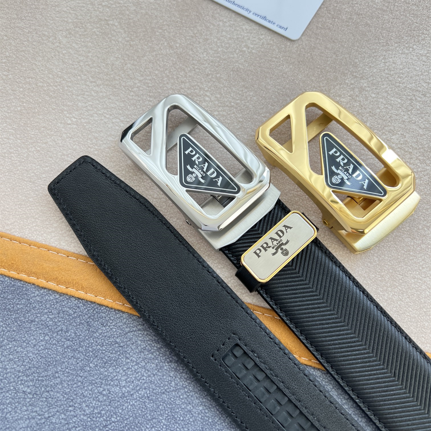 Prada Men Belt Width 3.5cm