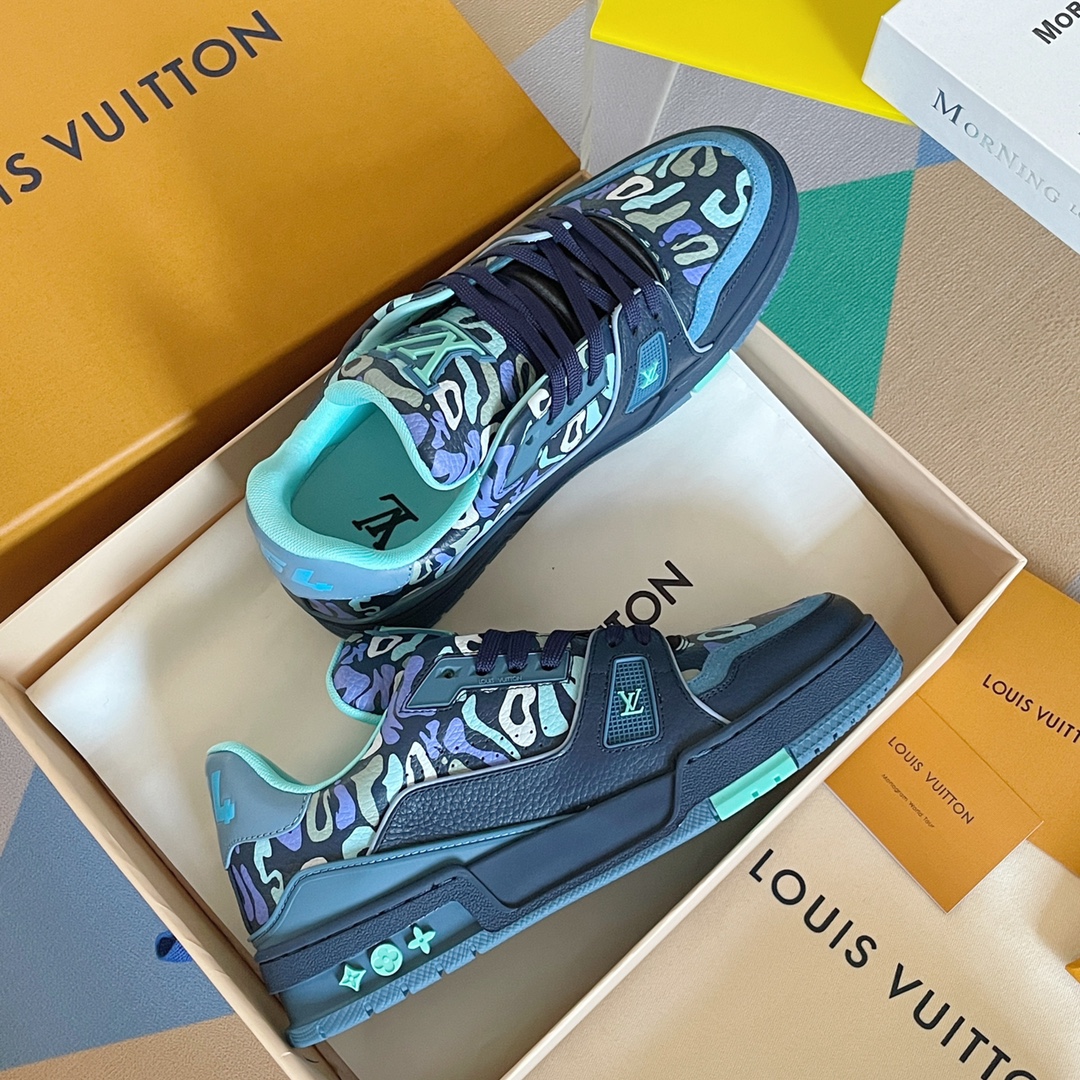 Louis Vuitton 2024New LV Trainer Sneaker Size 36-46