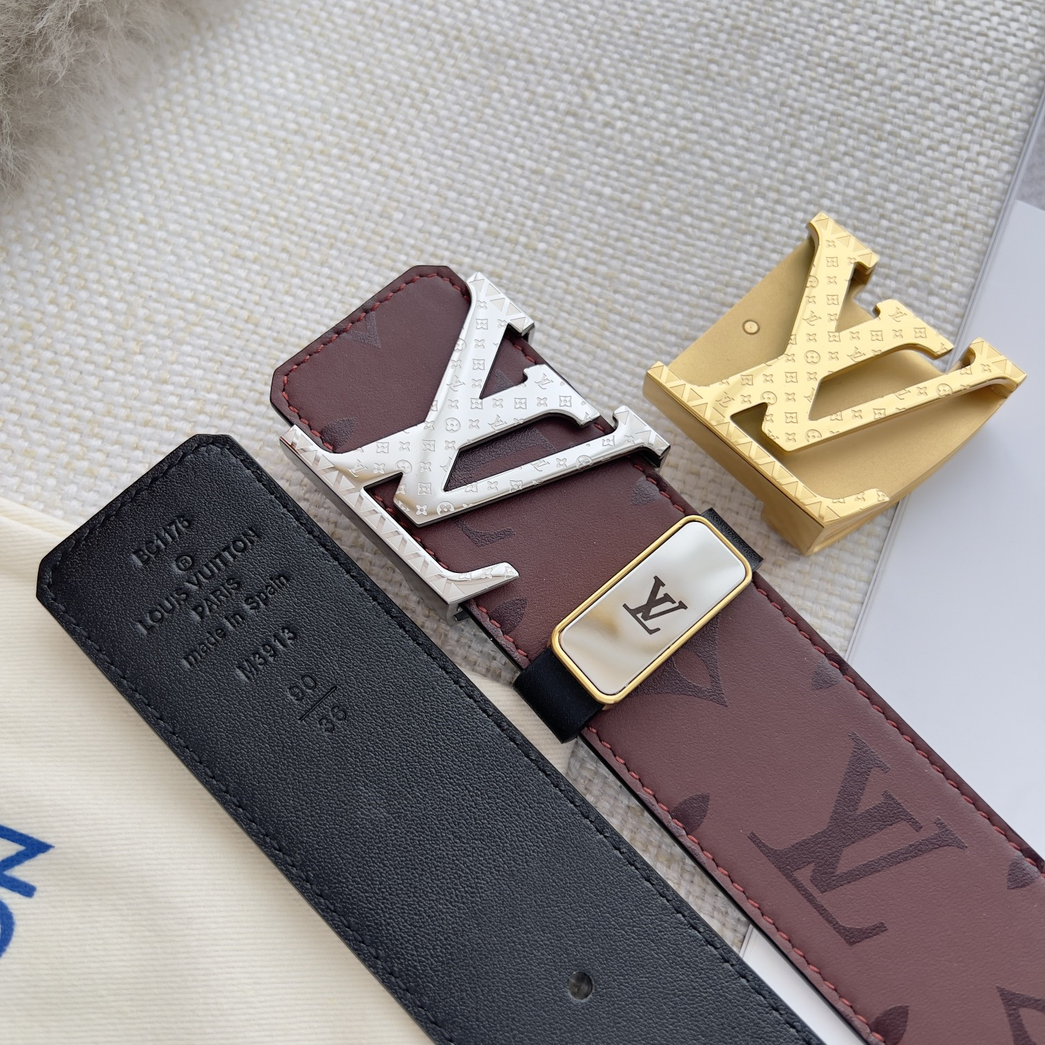 Louis Vuitton Men Belt Width 3.8cm