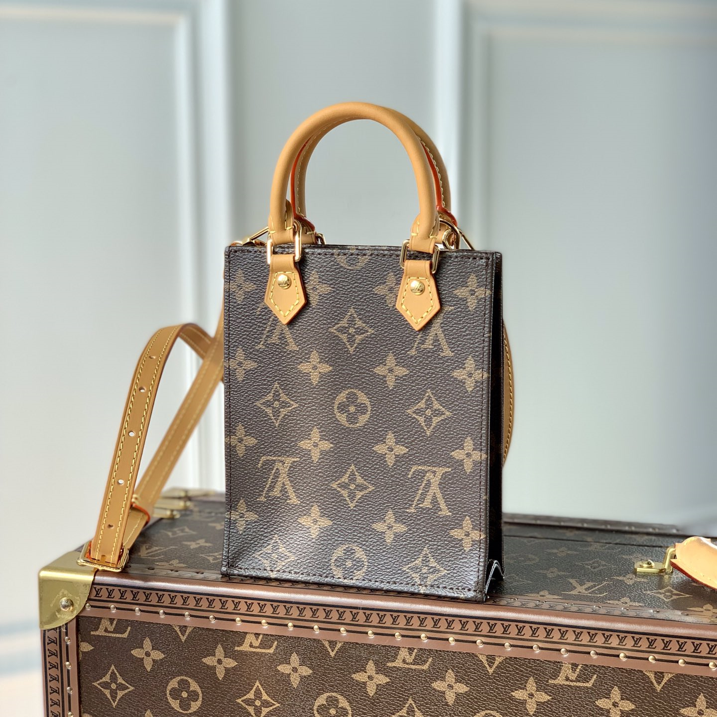 Louis Vuitton M81295 Petit Sac Plat Women Bags Size 17*14*5cm