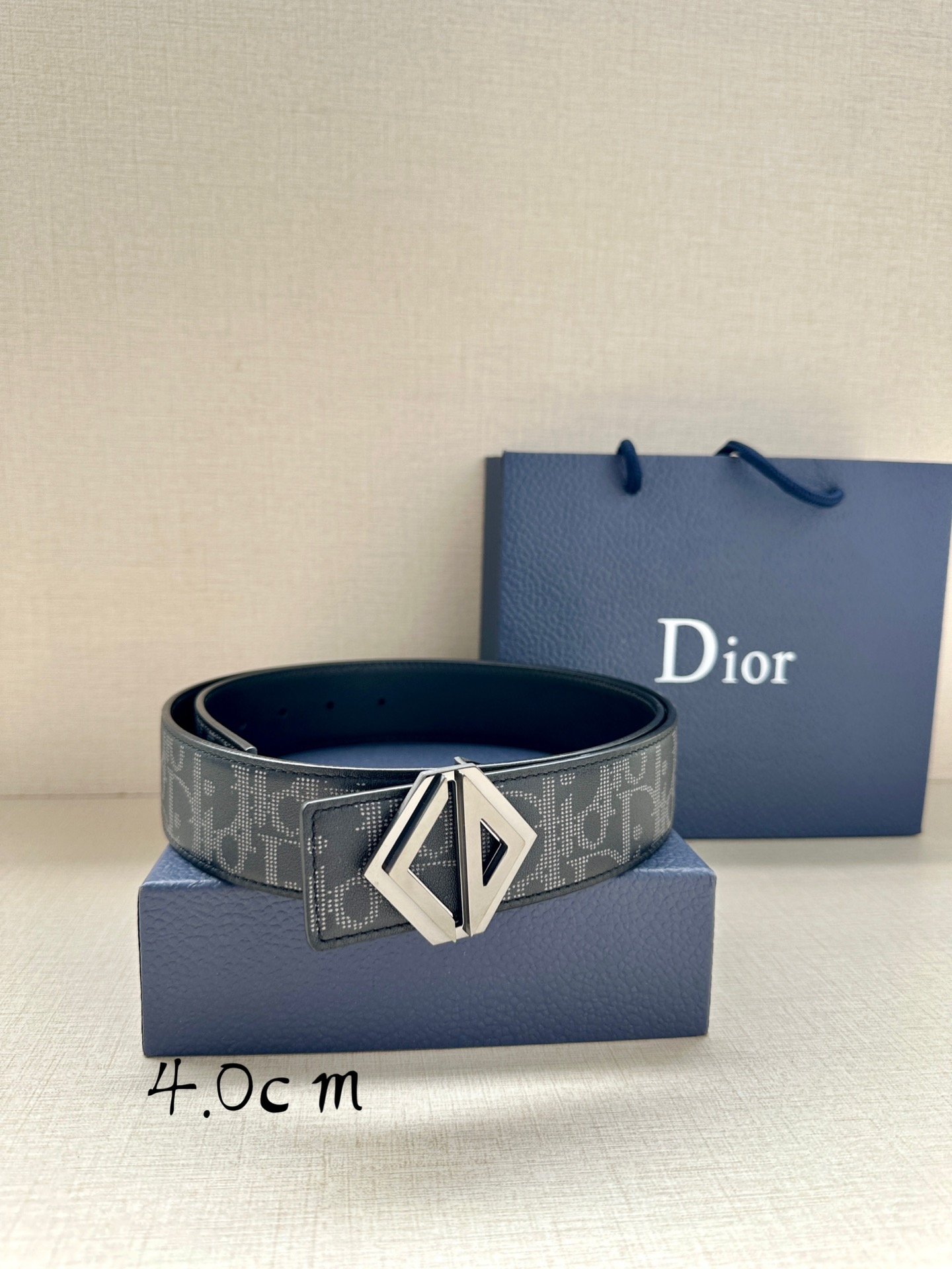 Dior Men Belt Width 4cm