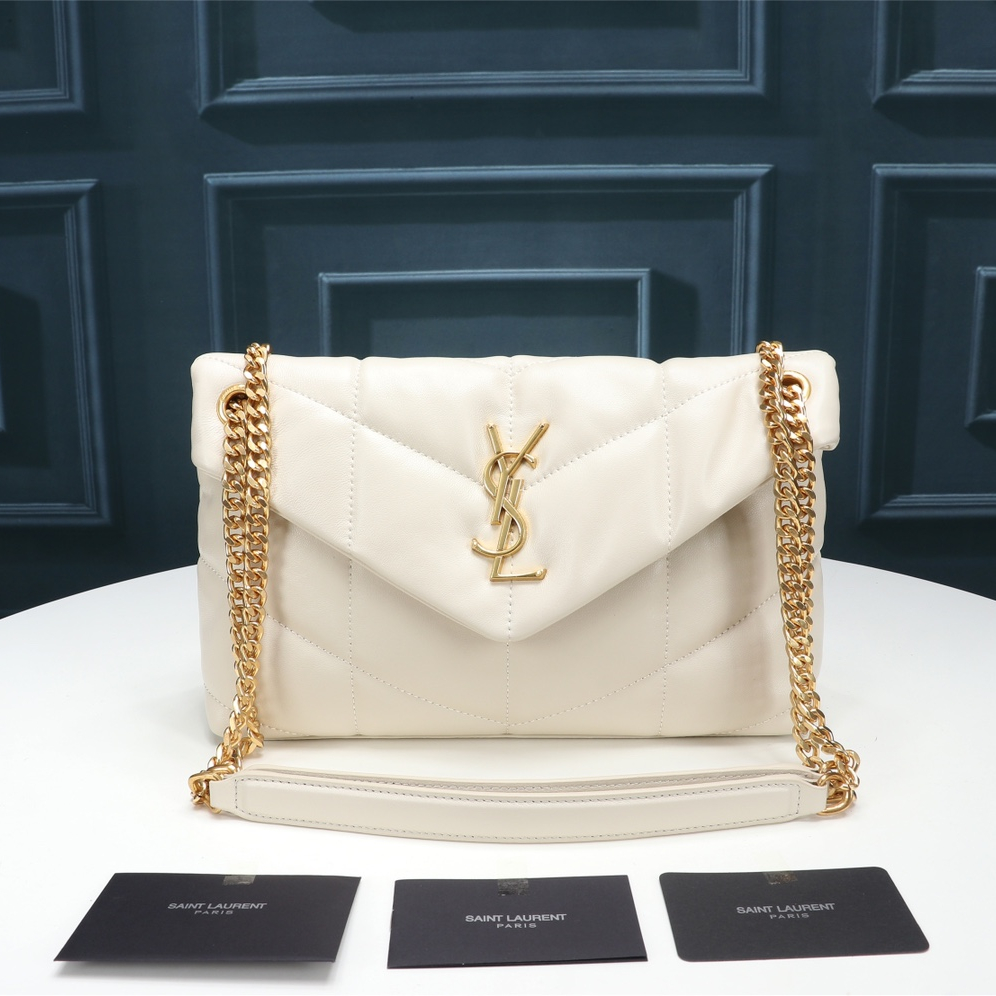 YSL Lou Lou Puffer Women Shoulder Bags Size 29*17*11cm