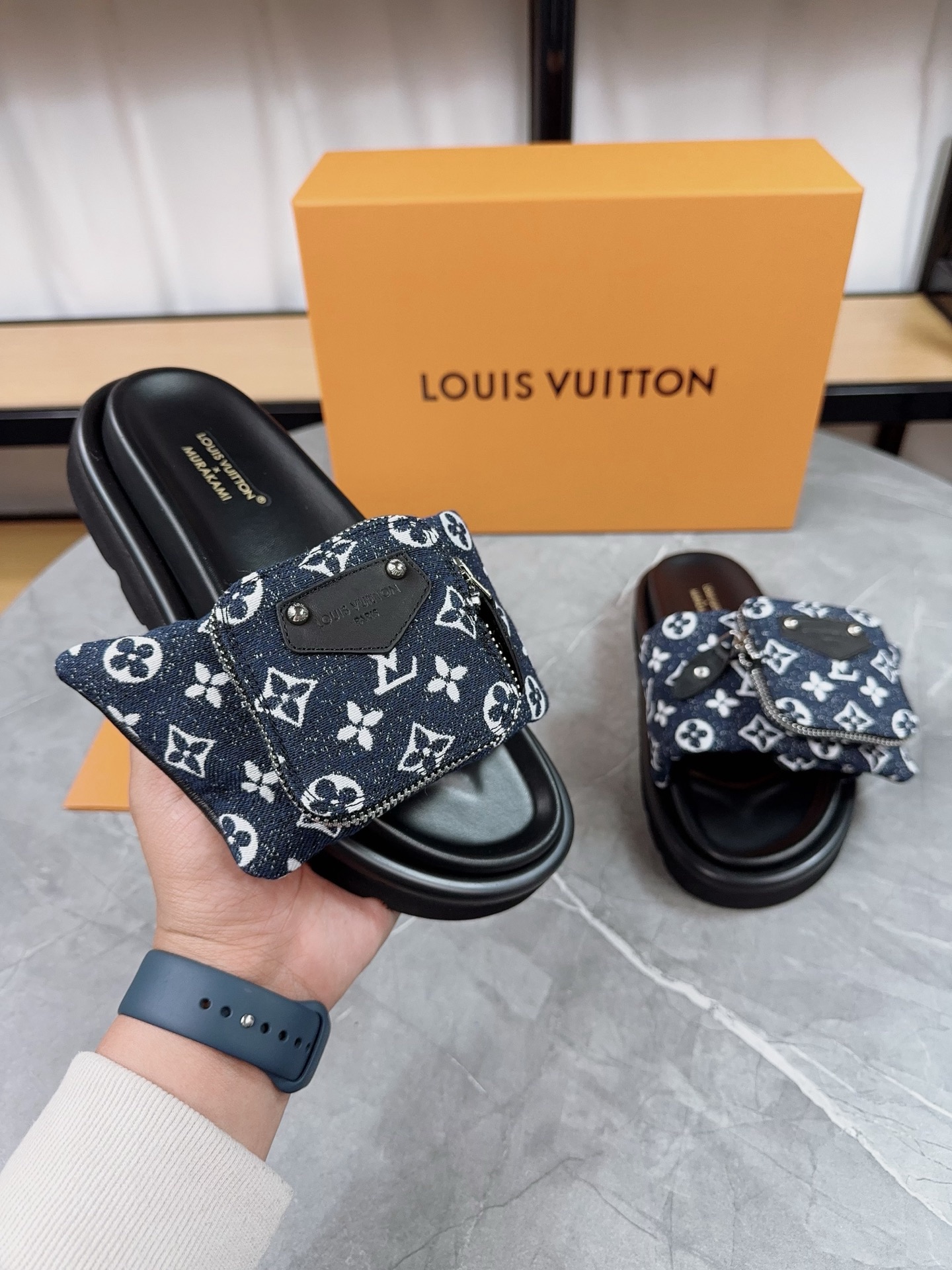 Louis Vuitton Pool Pillow Flat Comfort Slippers Size 36-46