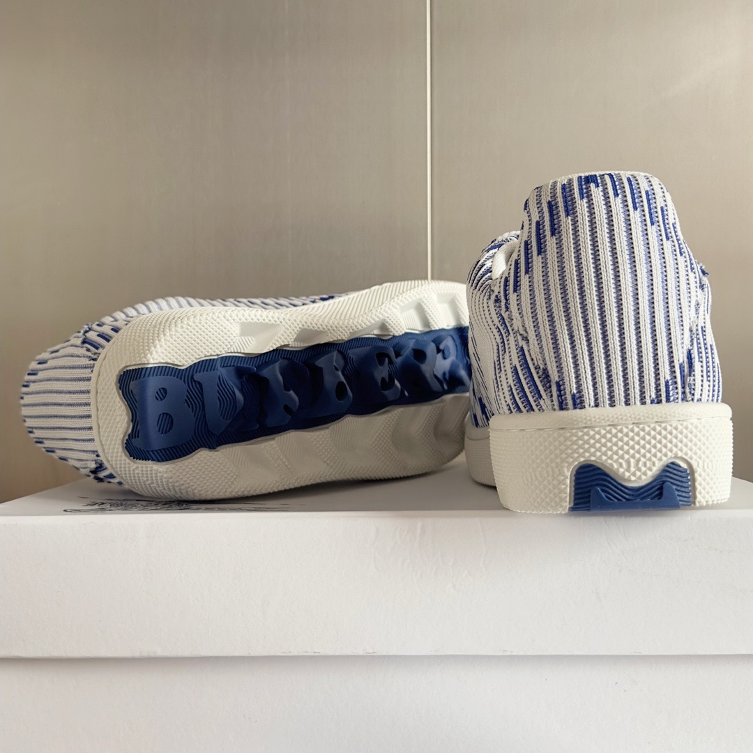 Burberry 2024 New Check Knit Box Sneaker Size 36-45