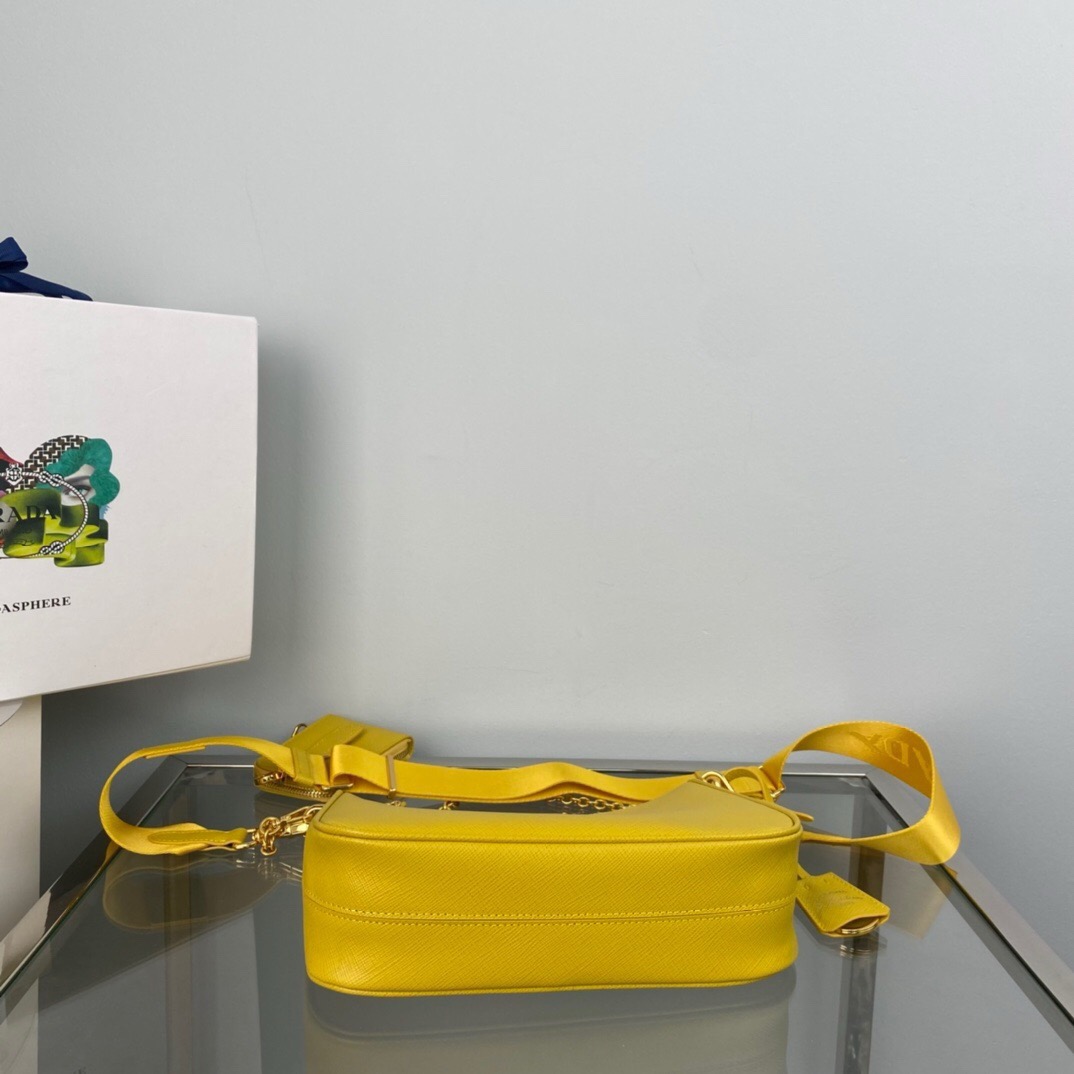 Prada 1BH204 Redition 2005 Women Bags Leather 22*18*6cm